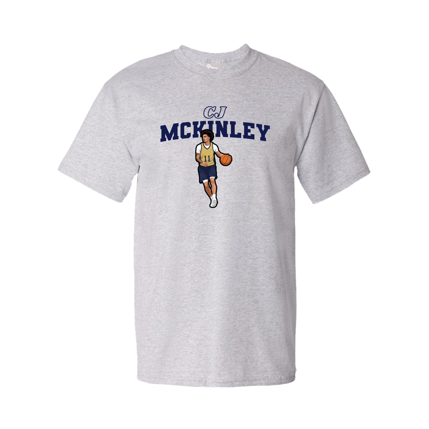 Tee — Name Arch in Grey