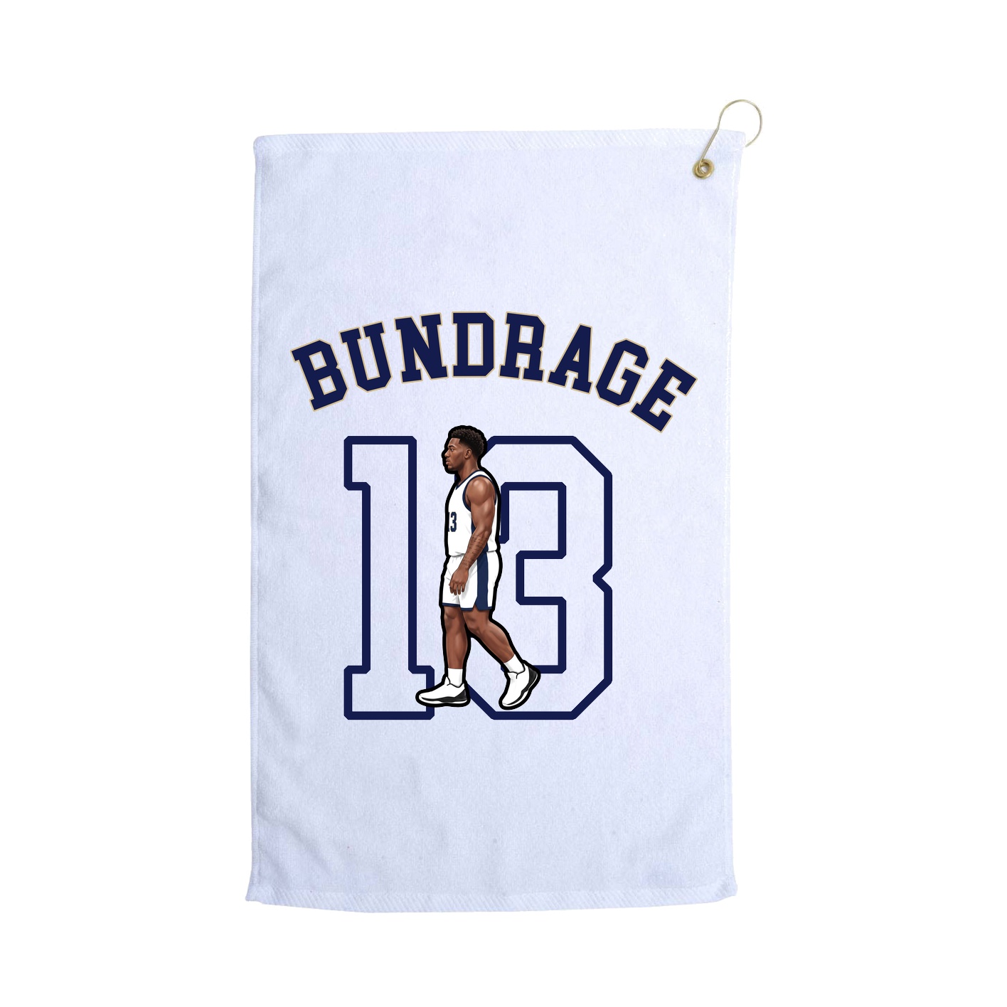 Golf Towel — Shirsey Arch in White