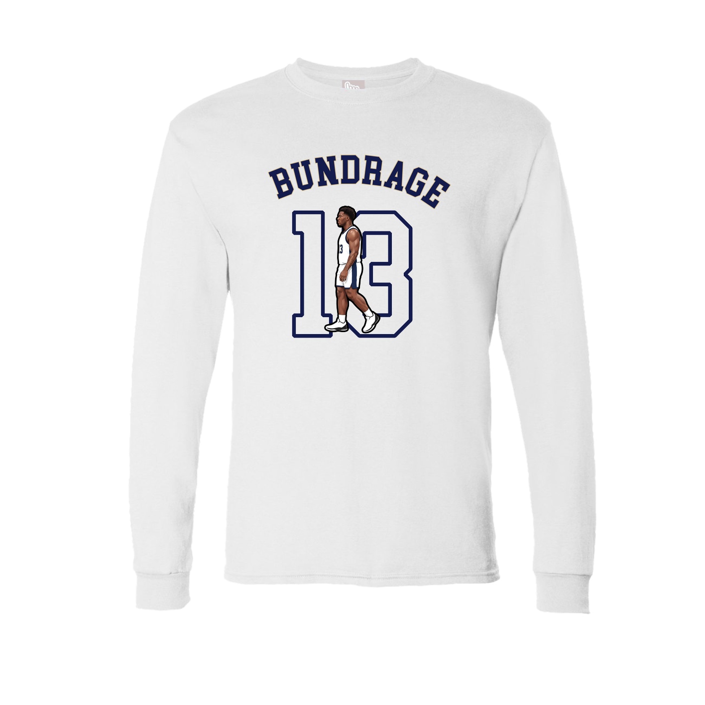 Long Sleeve Tee — Shirsey Arch in White