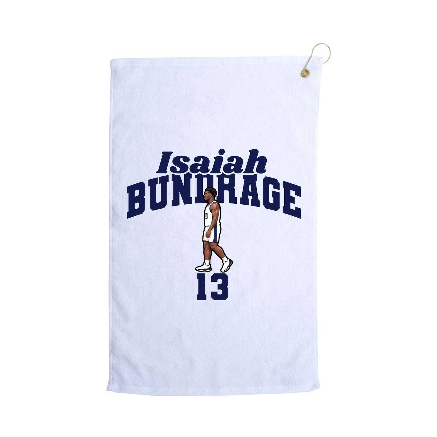 Golf Towel — Signature Arch in White