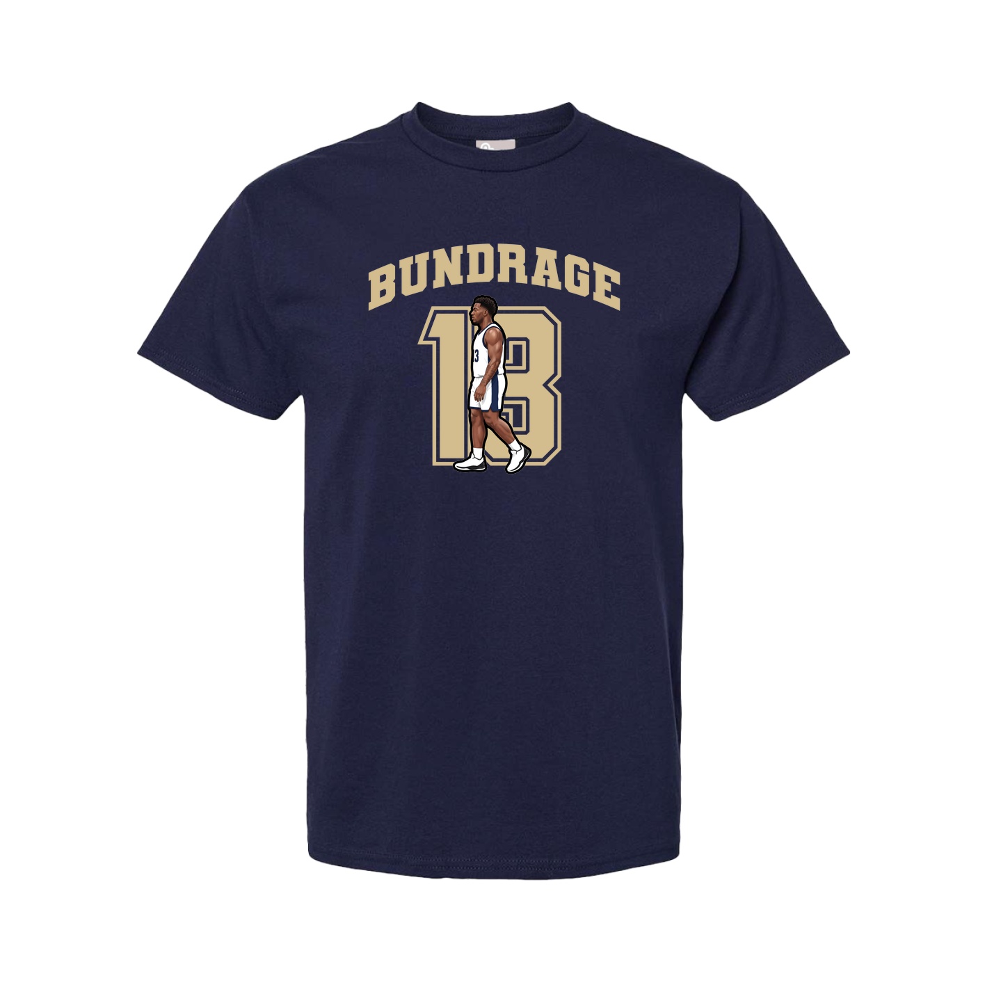 Tee — Number in Navy