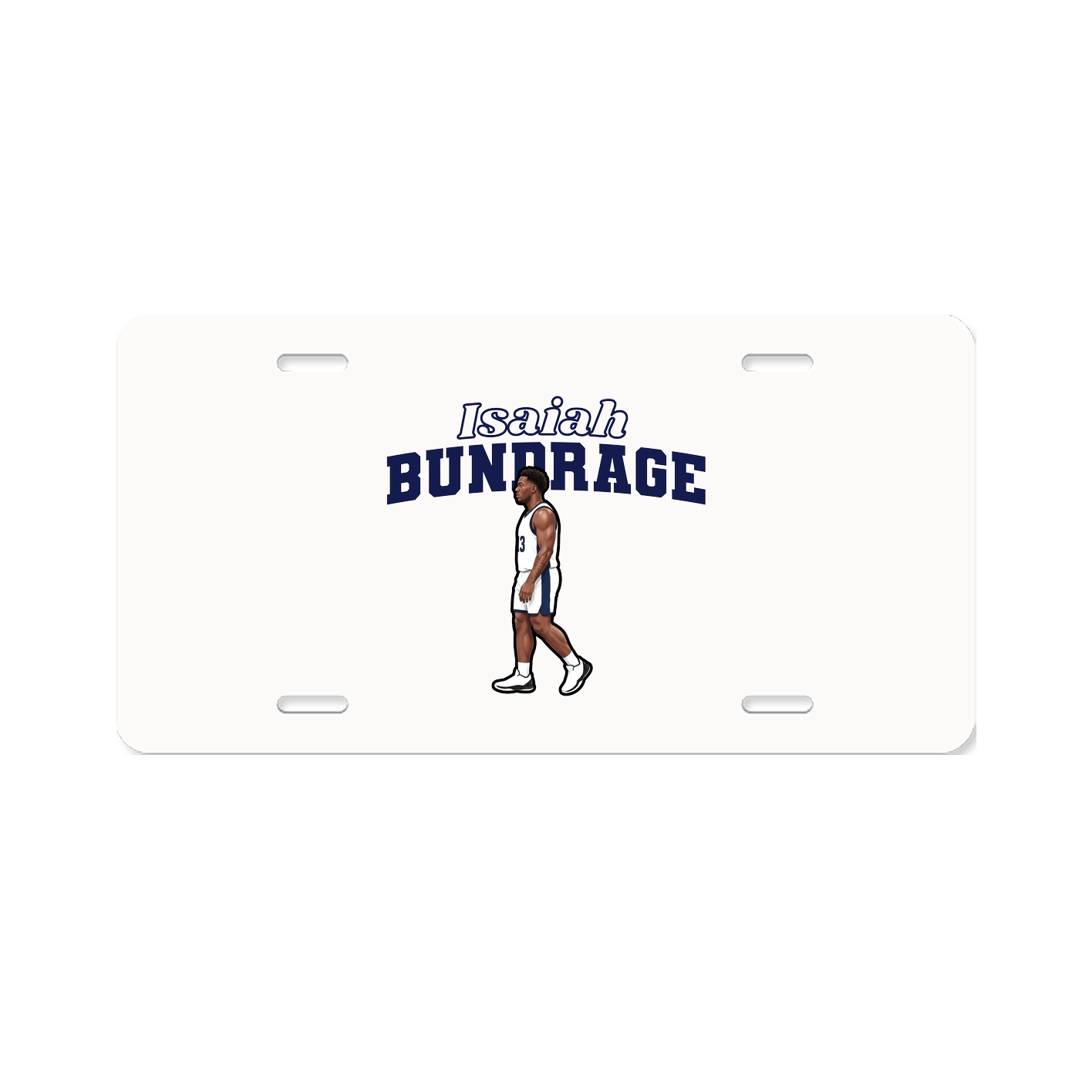 License Plate — Name Arch in Classic