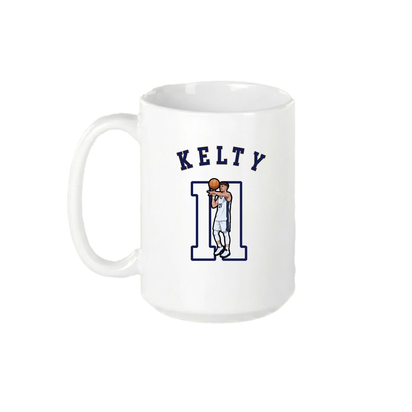 15oz Coffee Mug — Shirsey Arch in White