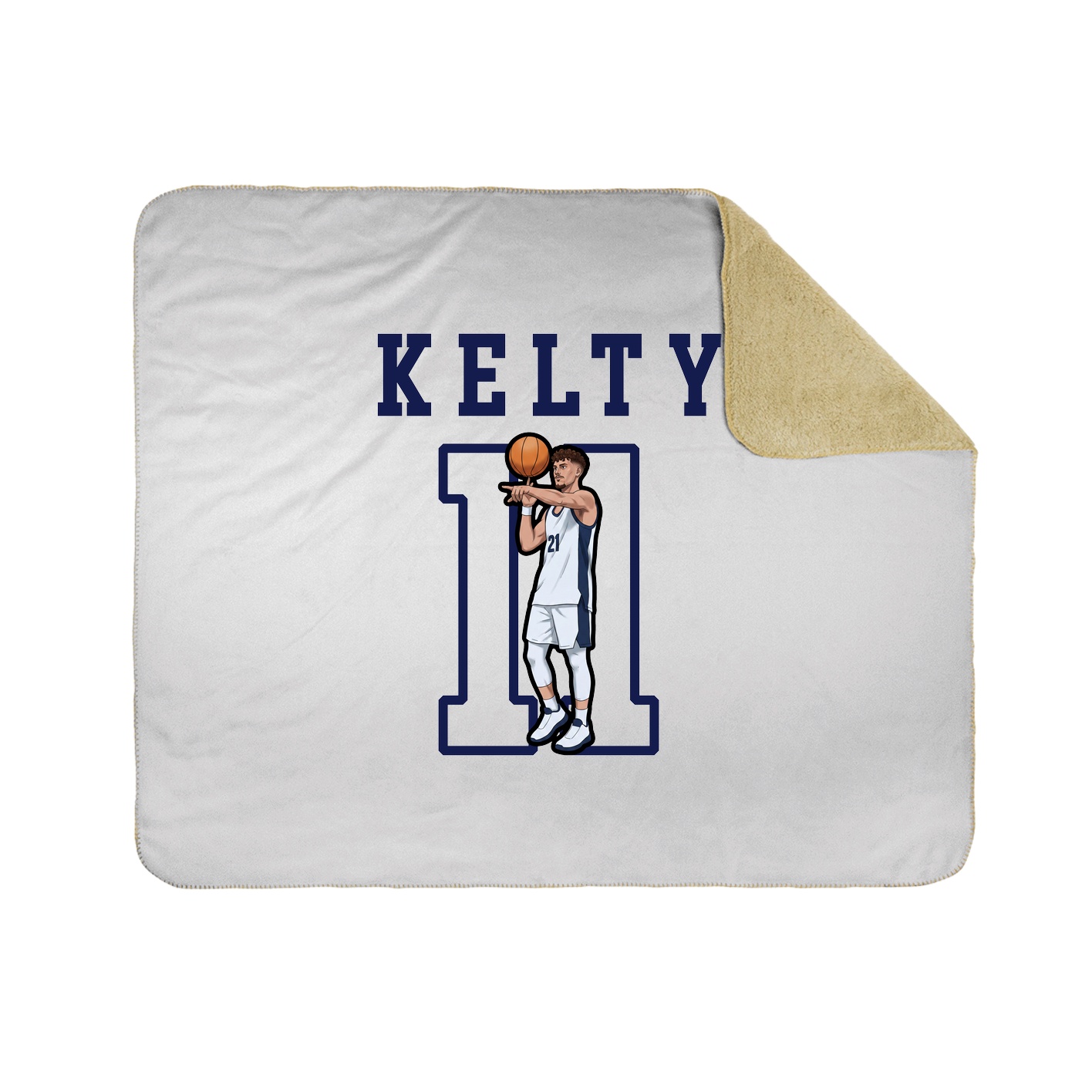 Throw Blanket — Shirsey in White