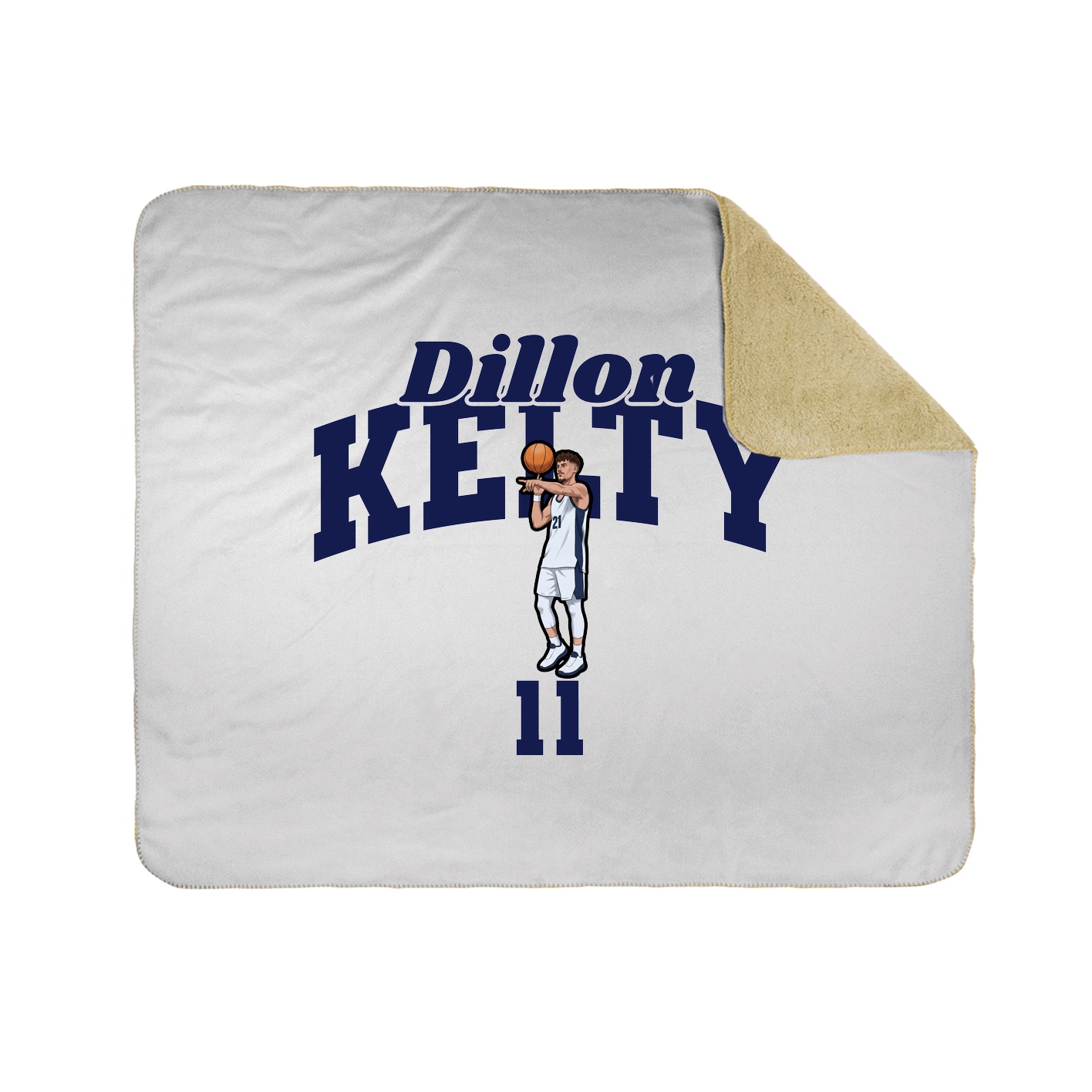 Throw Blanket — Signature Arch in White