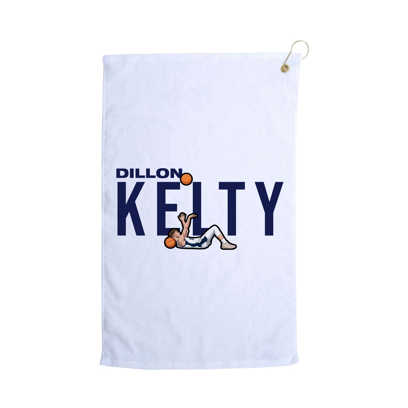 Golf Towel — Player Name in White