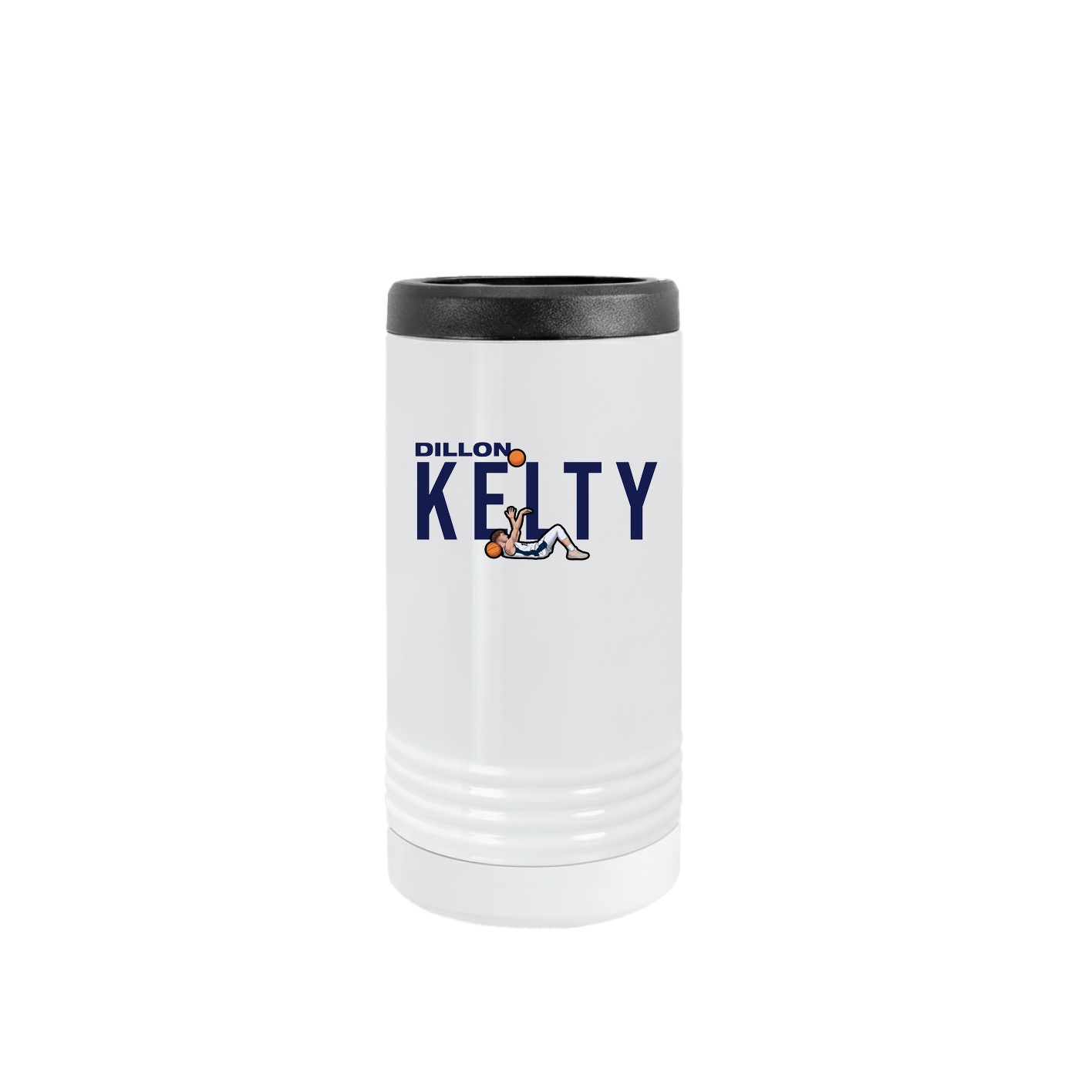 Slim Beverage Holder — Player Name in White