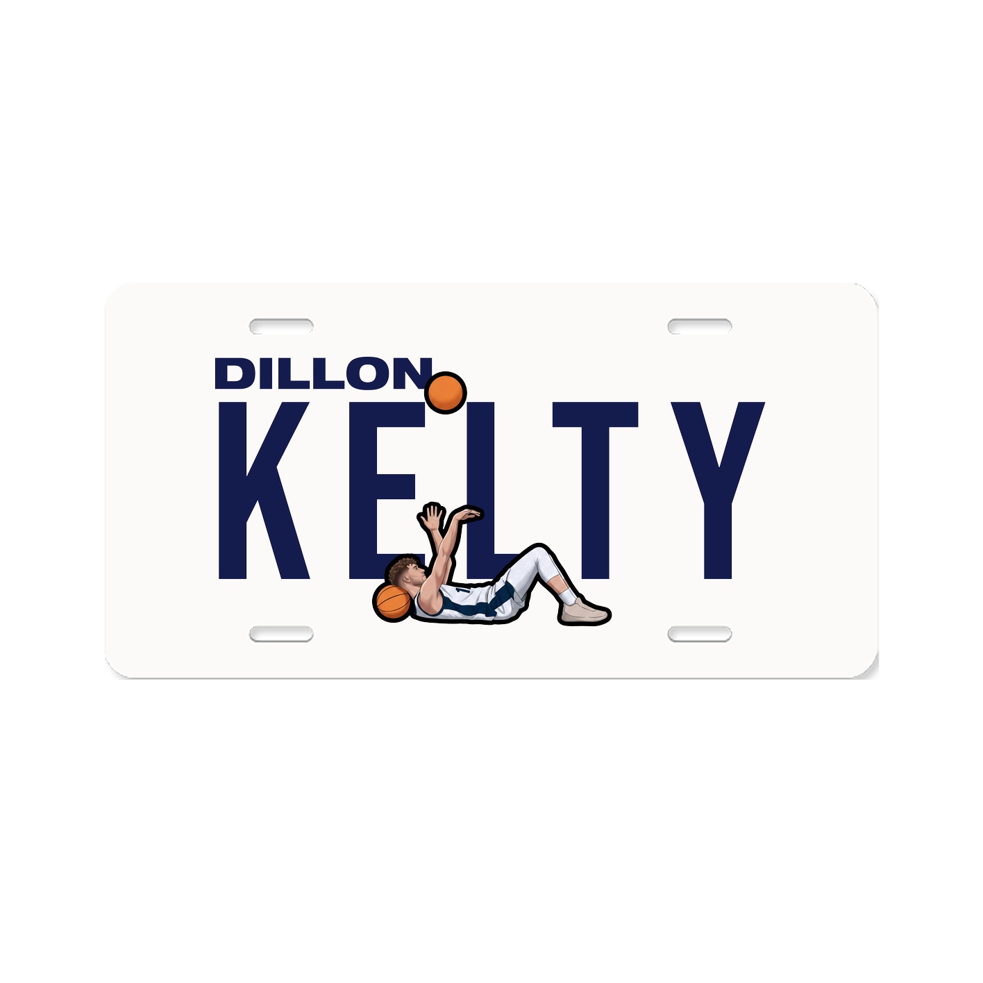 License Plate — Player Name in Classic