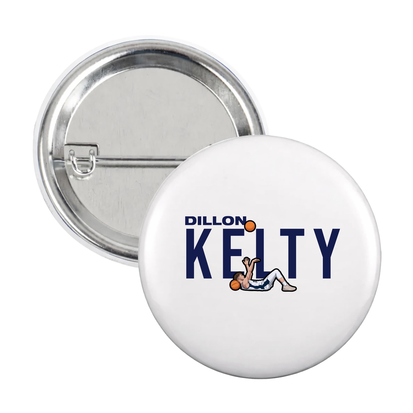 Game Day Button — Player Name in White