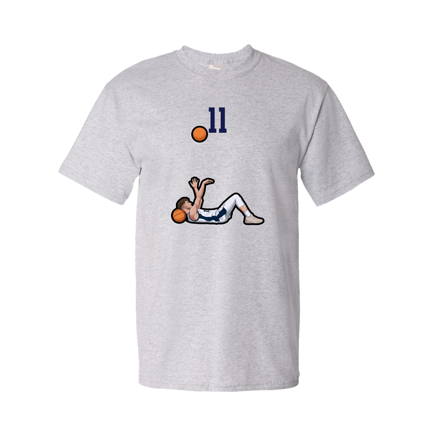 Tee — Number Top in Grey