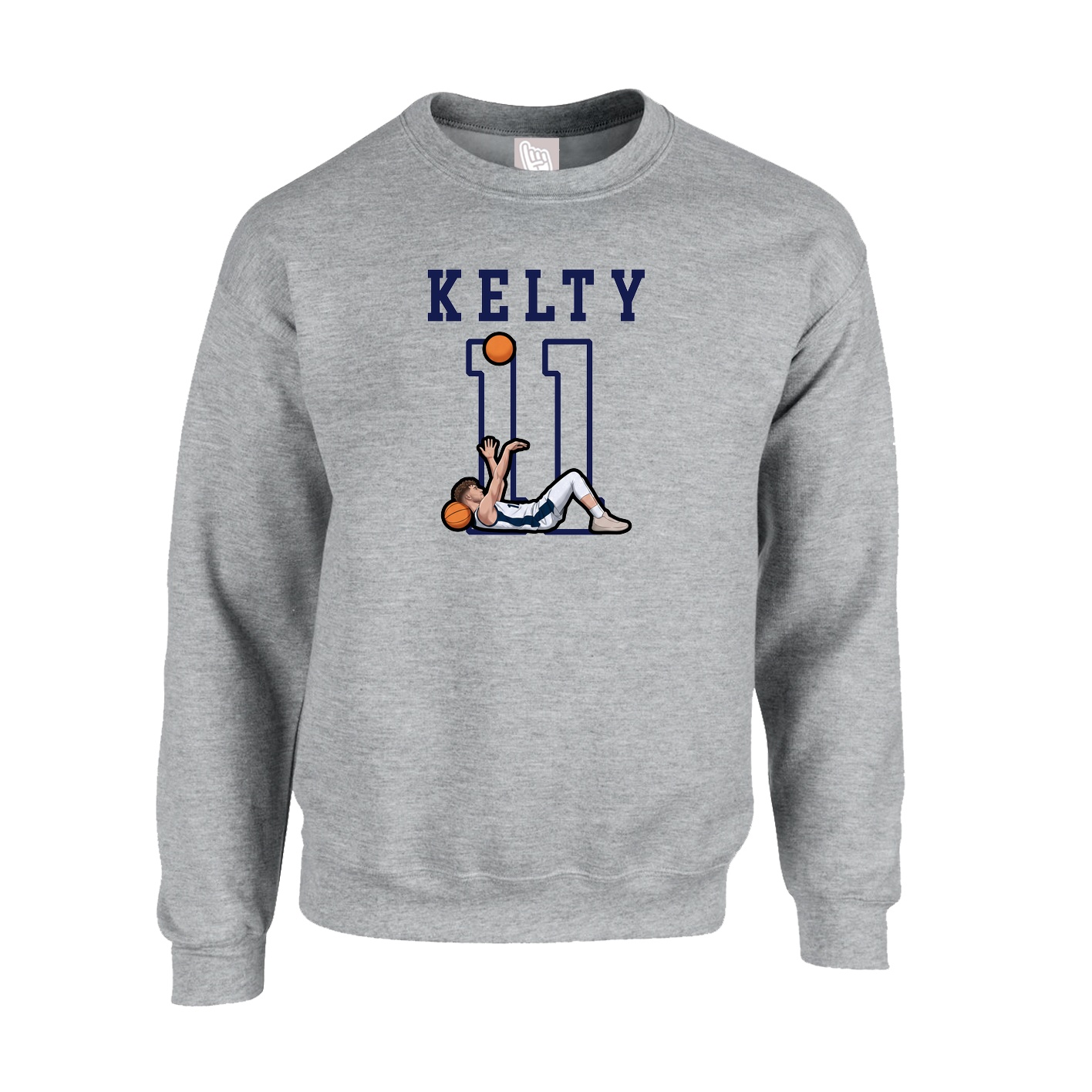 Fleece Crew — Shirsey in Grey
