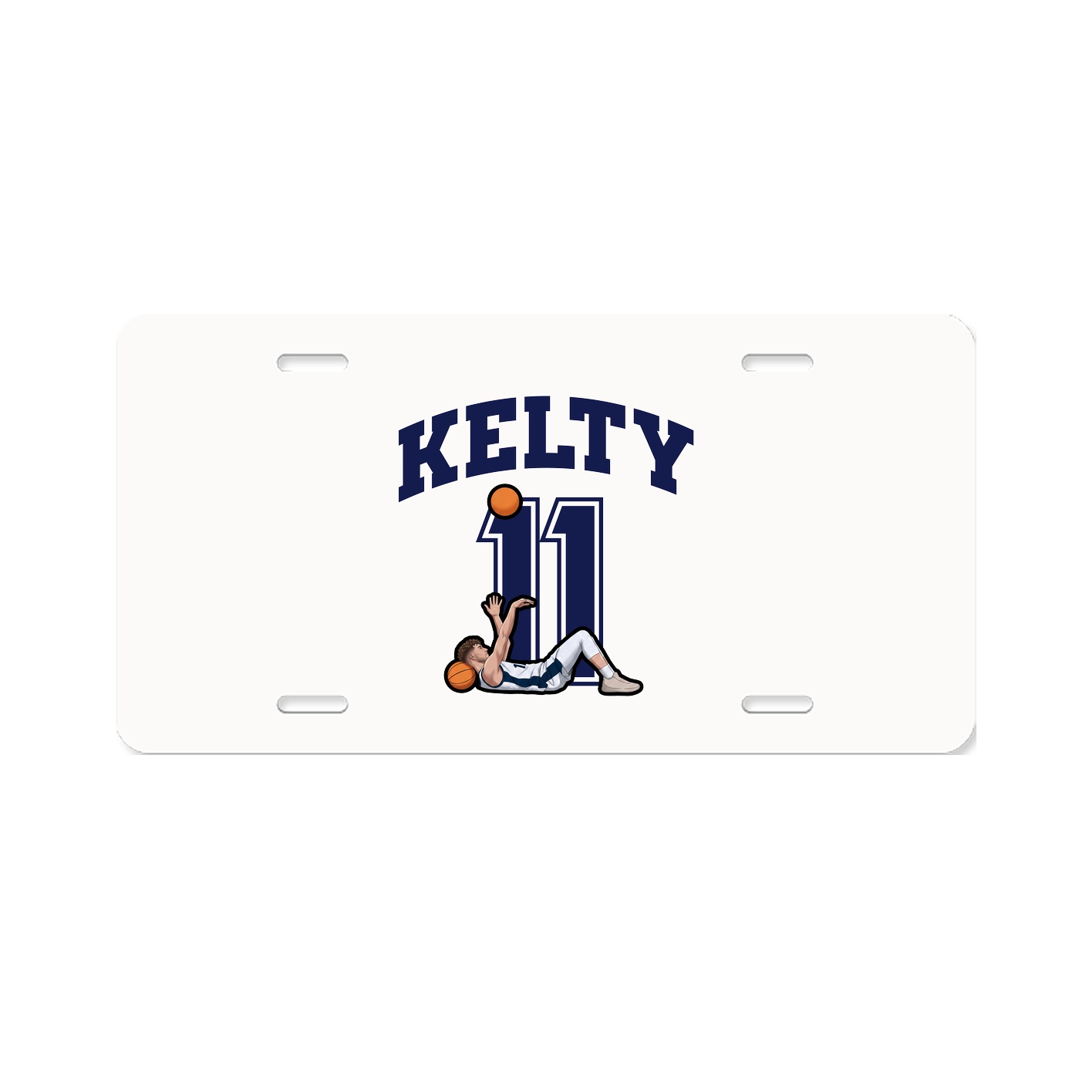 License Plate — Number in Classic