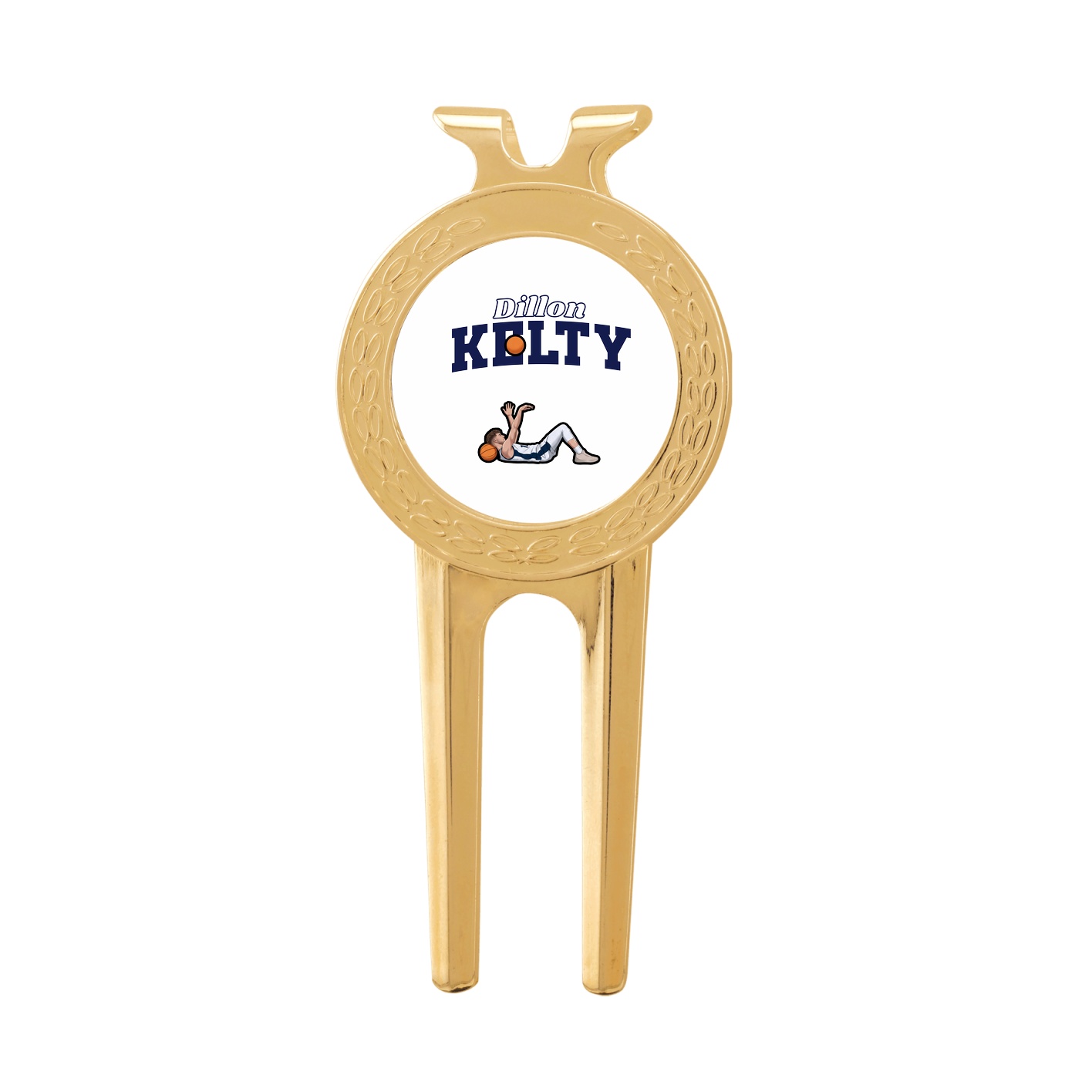 Divot Tool with Ball Marker — Name Arch in Classic