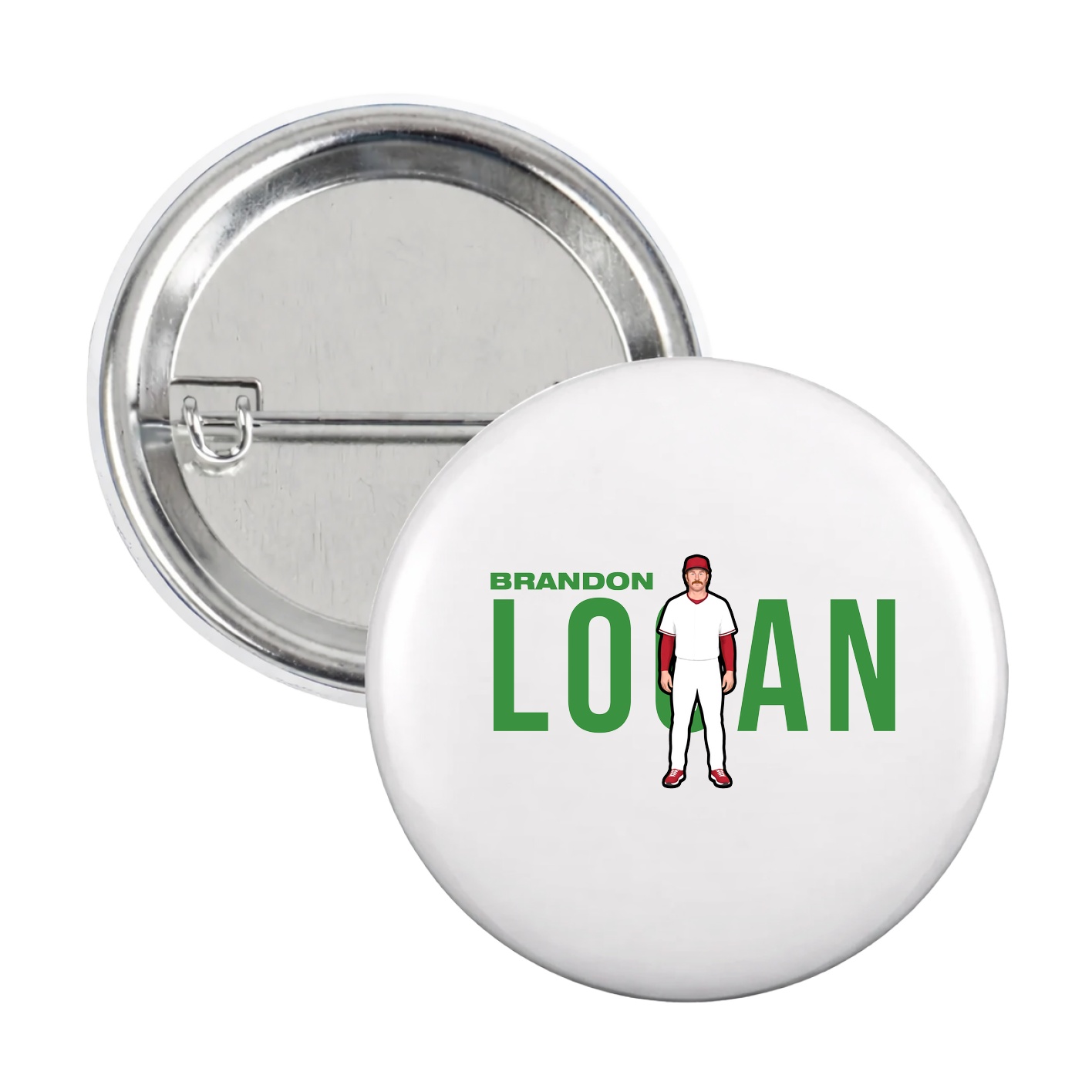Game Day Button — Player Name in White