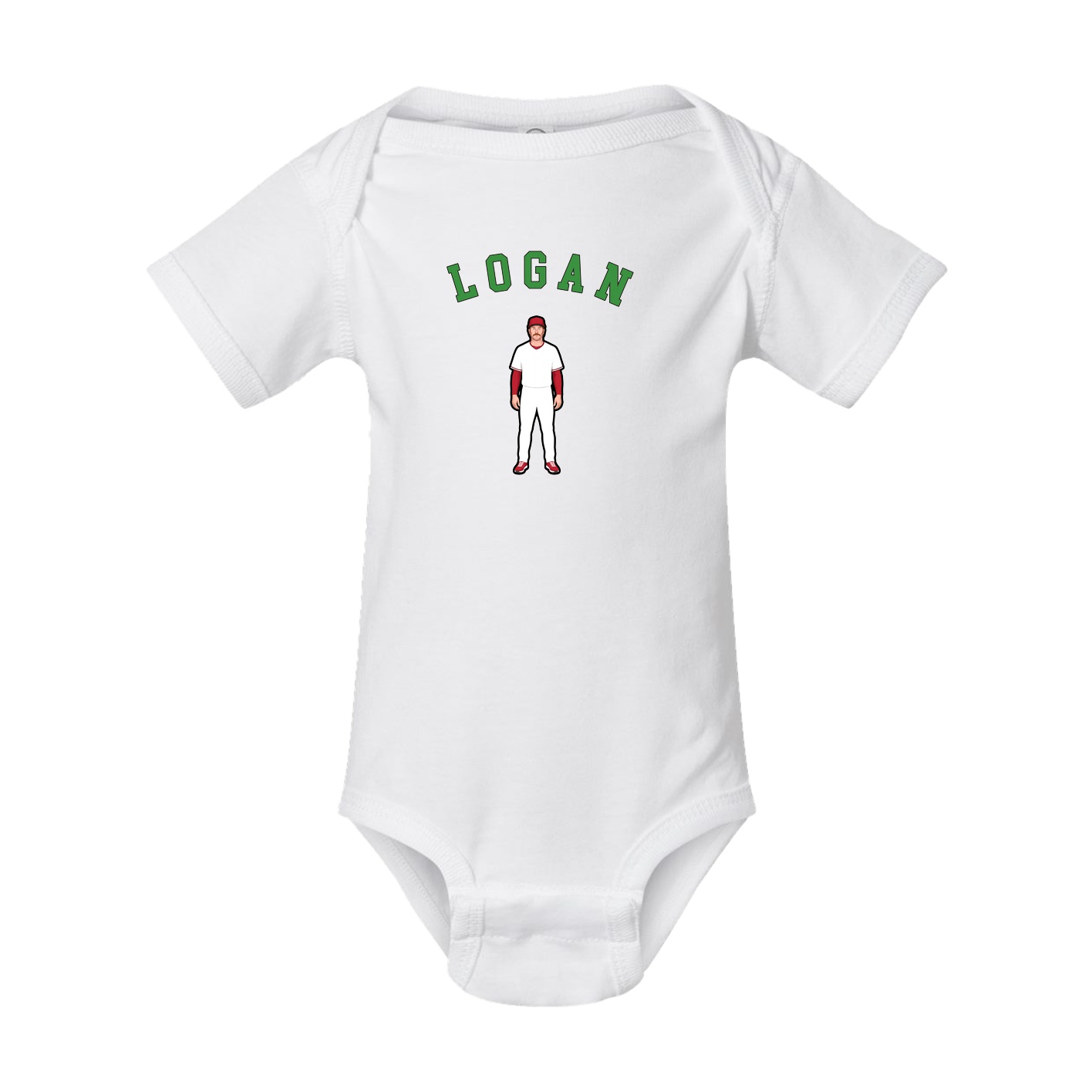 Baby Onesie — Shirsey Arch in White
