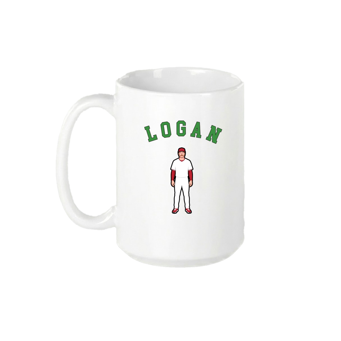 15oz Coffee Mug — Shirsey Arch in White