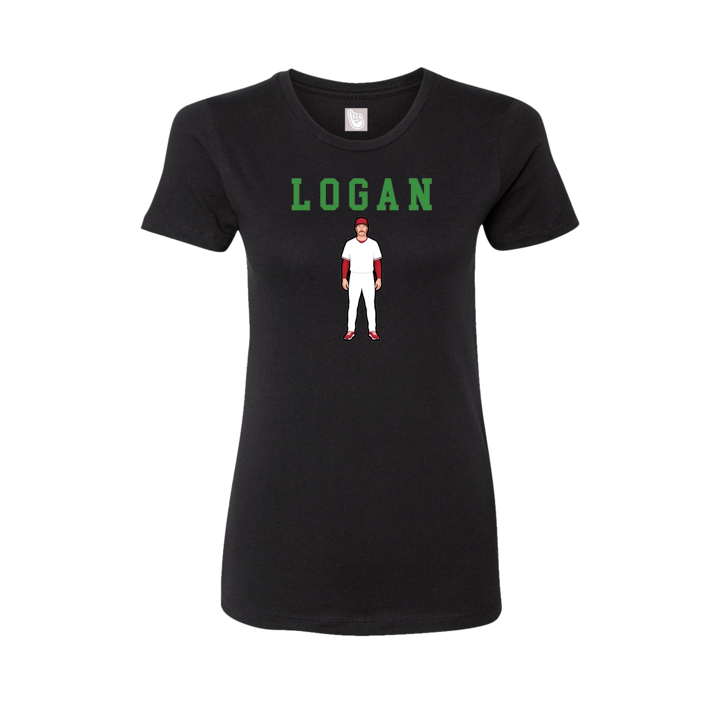 Fitted Women's Tee — Shirsey in Black
