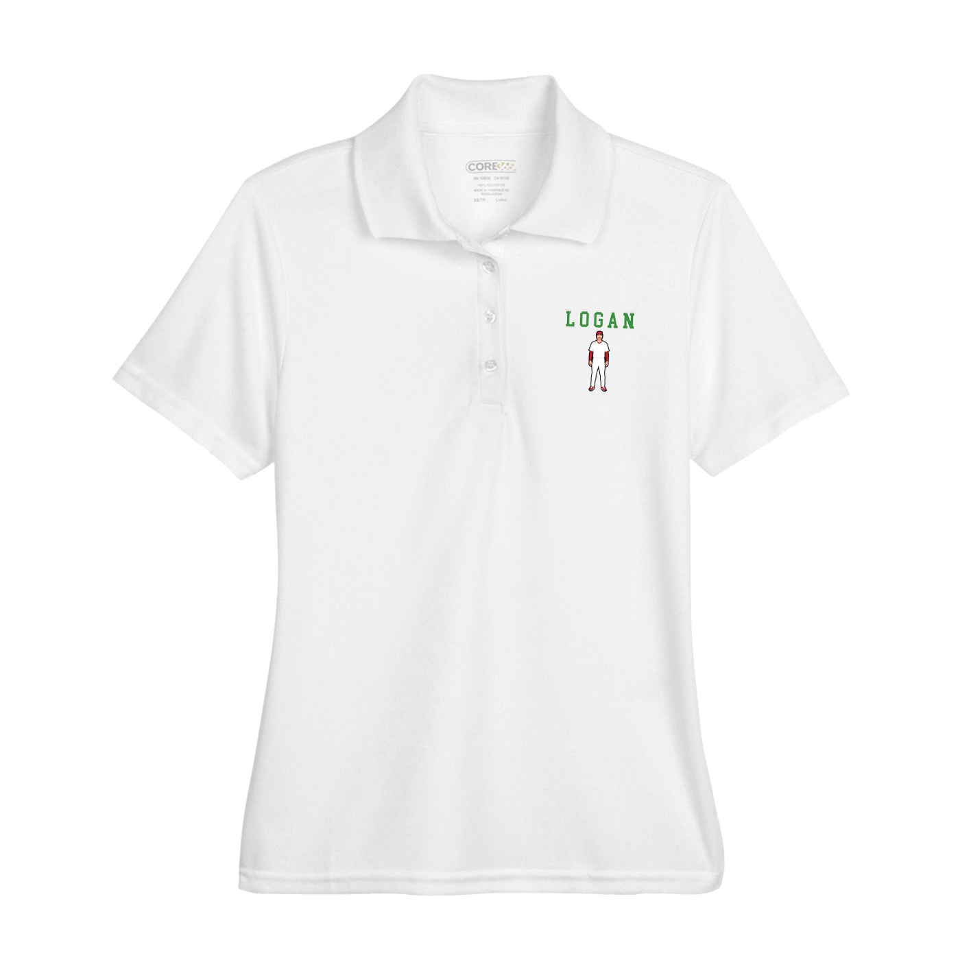 Womens Performance Polo — Shirsey in White