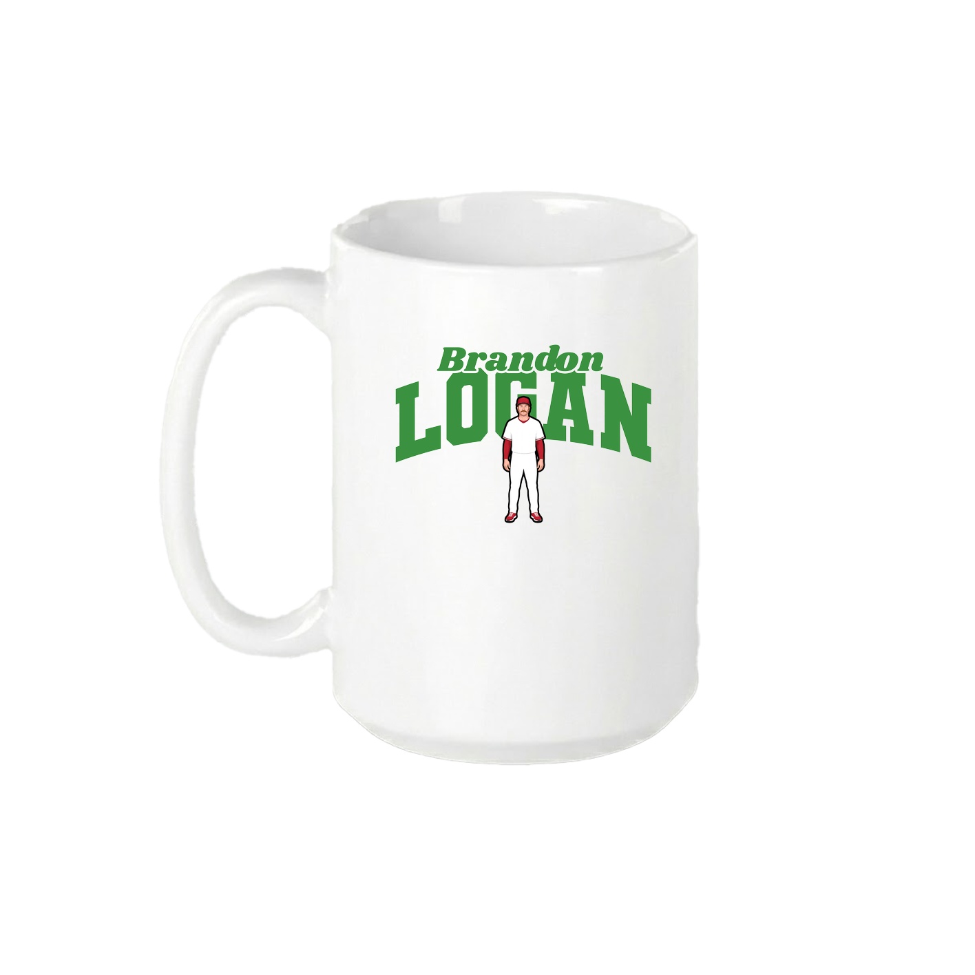 15oz Coffee Mug — Signature Arch in White