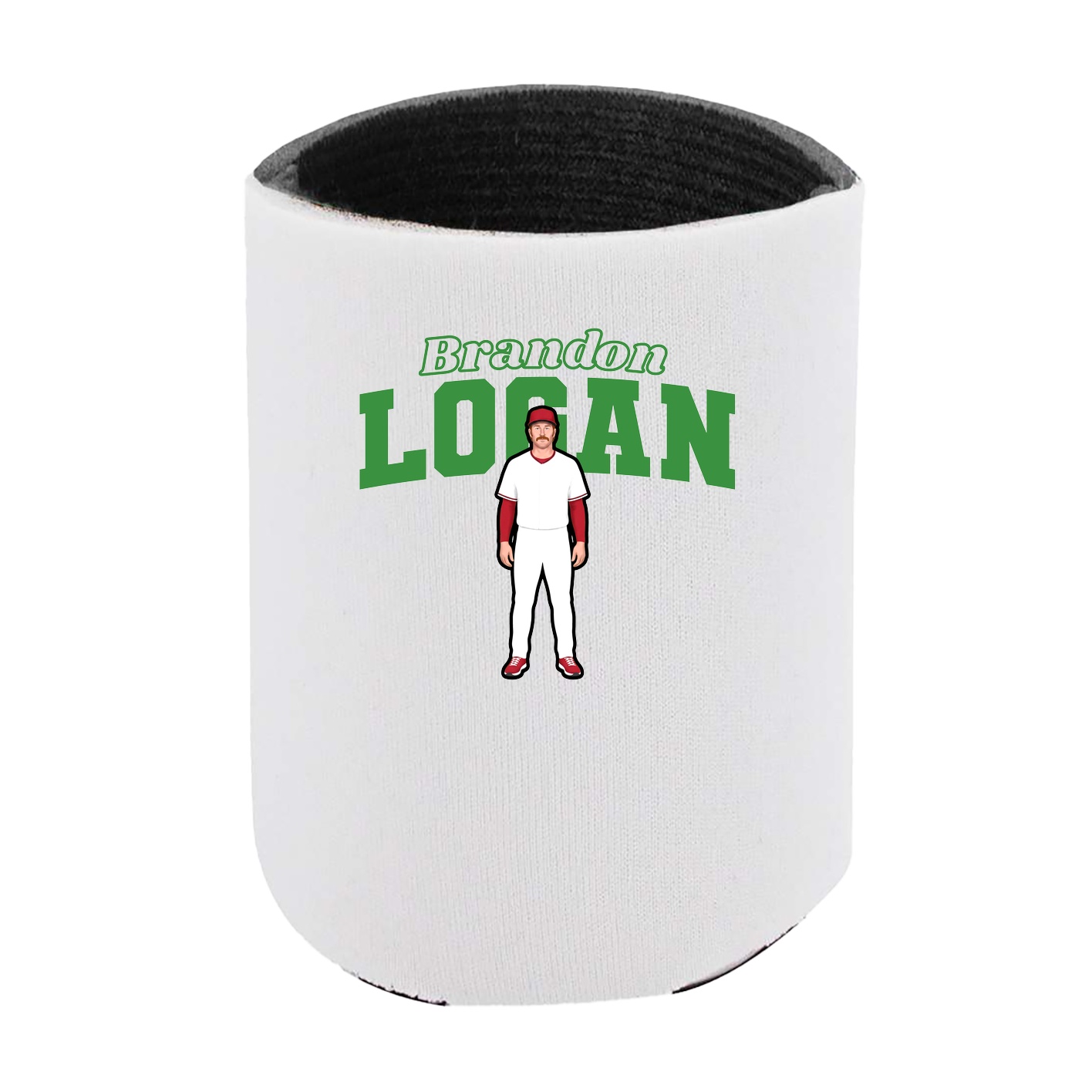Can Holder — Name Arch in White