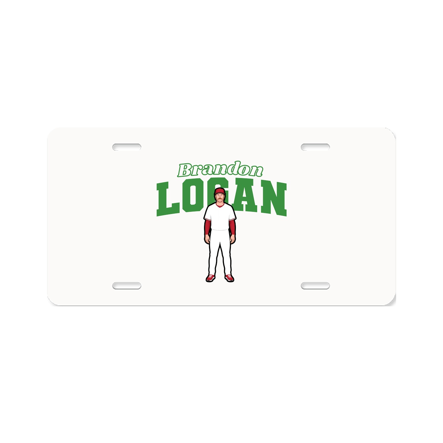 License Plate — Name Arch in Classic