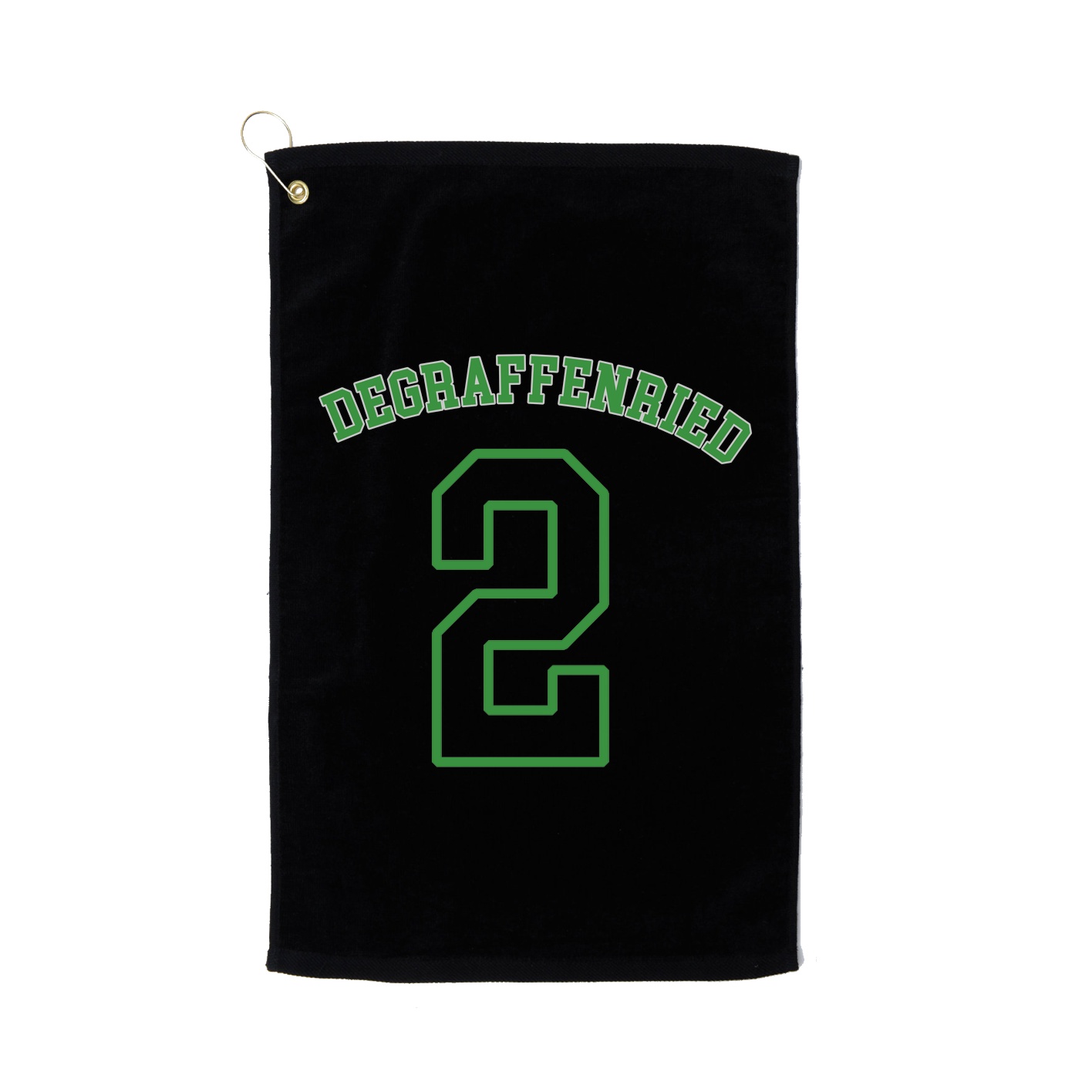 Golf Towel — Shirsey Arch in Black