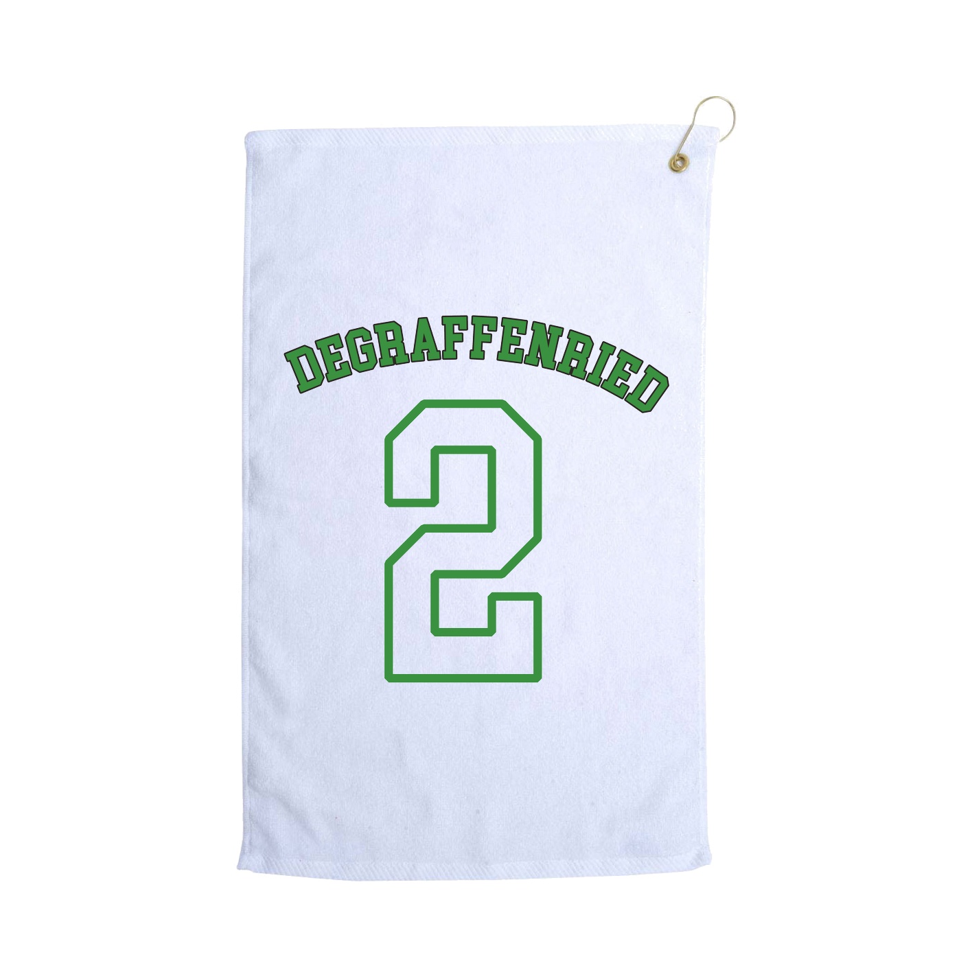 Golf Towel — Shirsey Arch in White