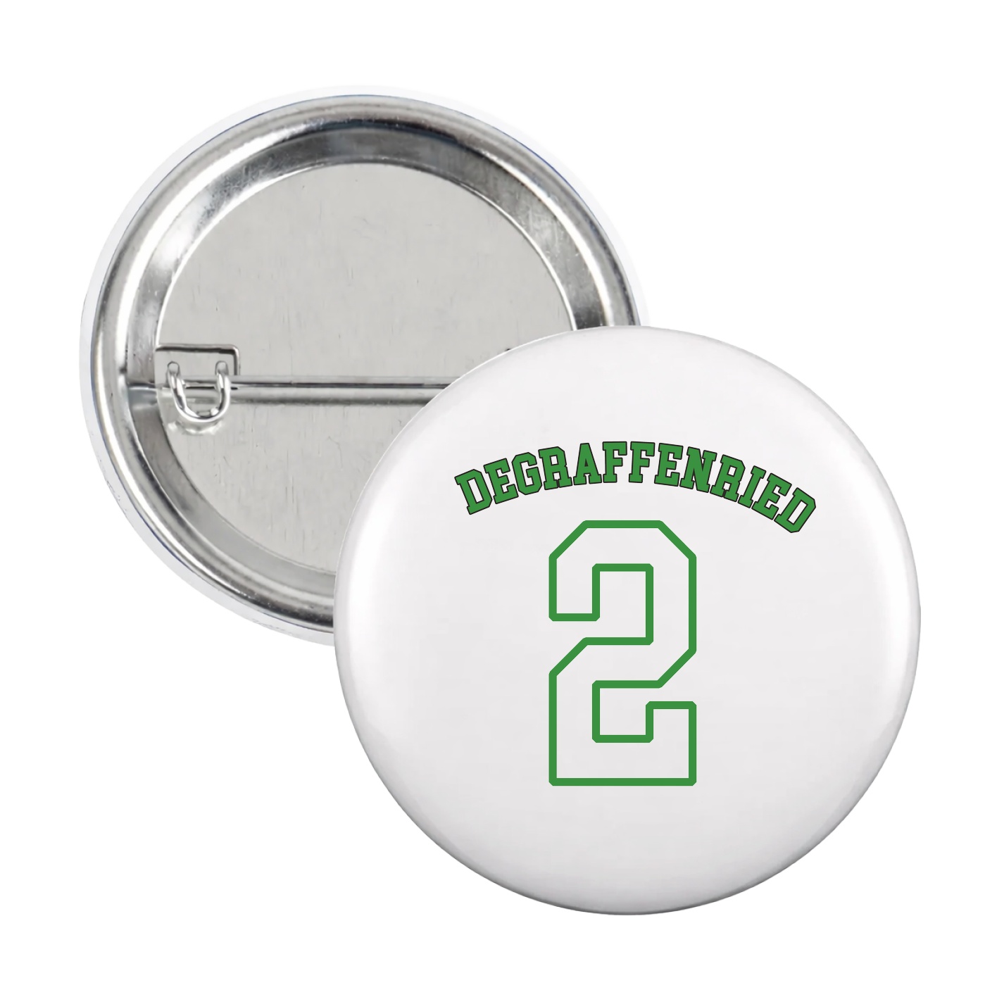 Game Day Button — Shirsey Arch in White