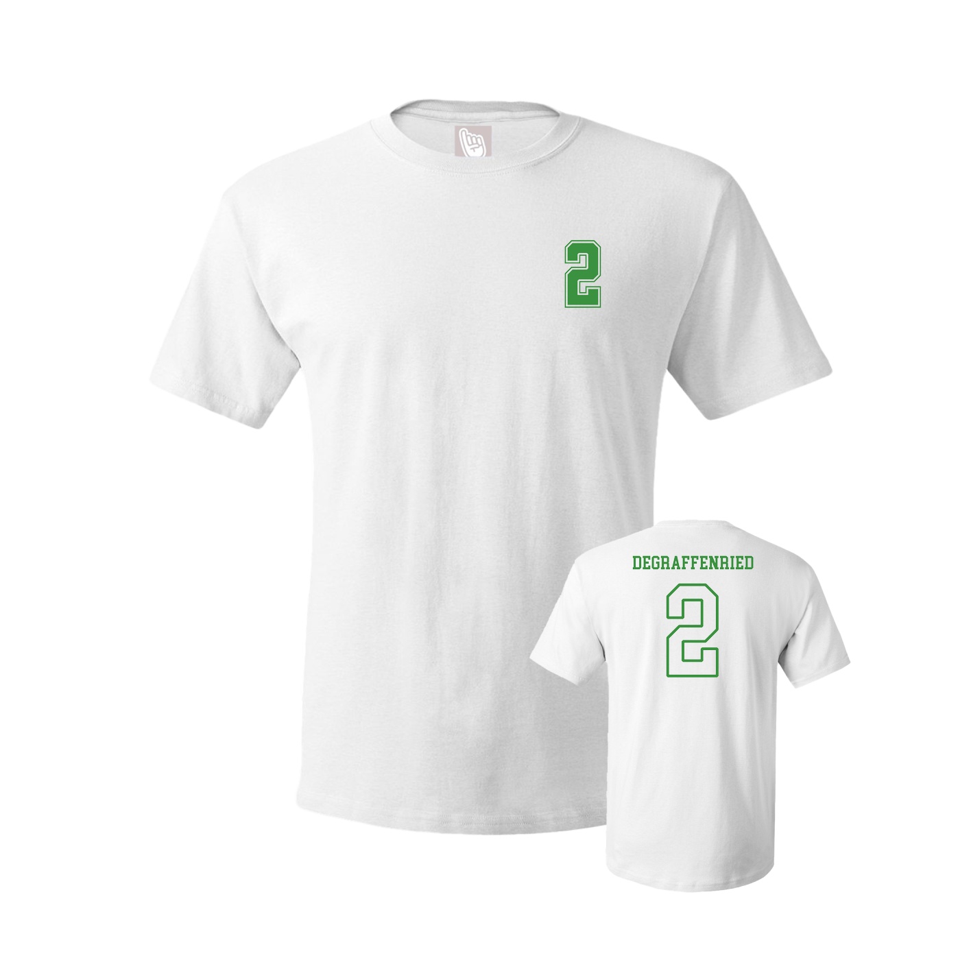 Tee — Chest Back in White