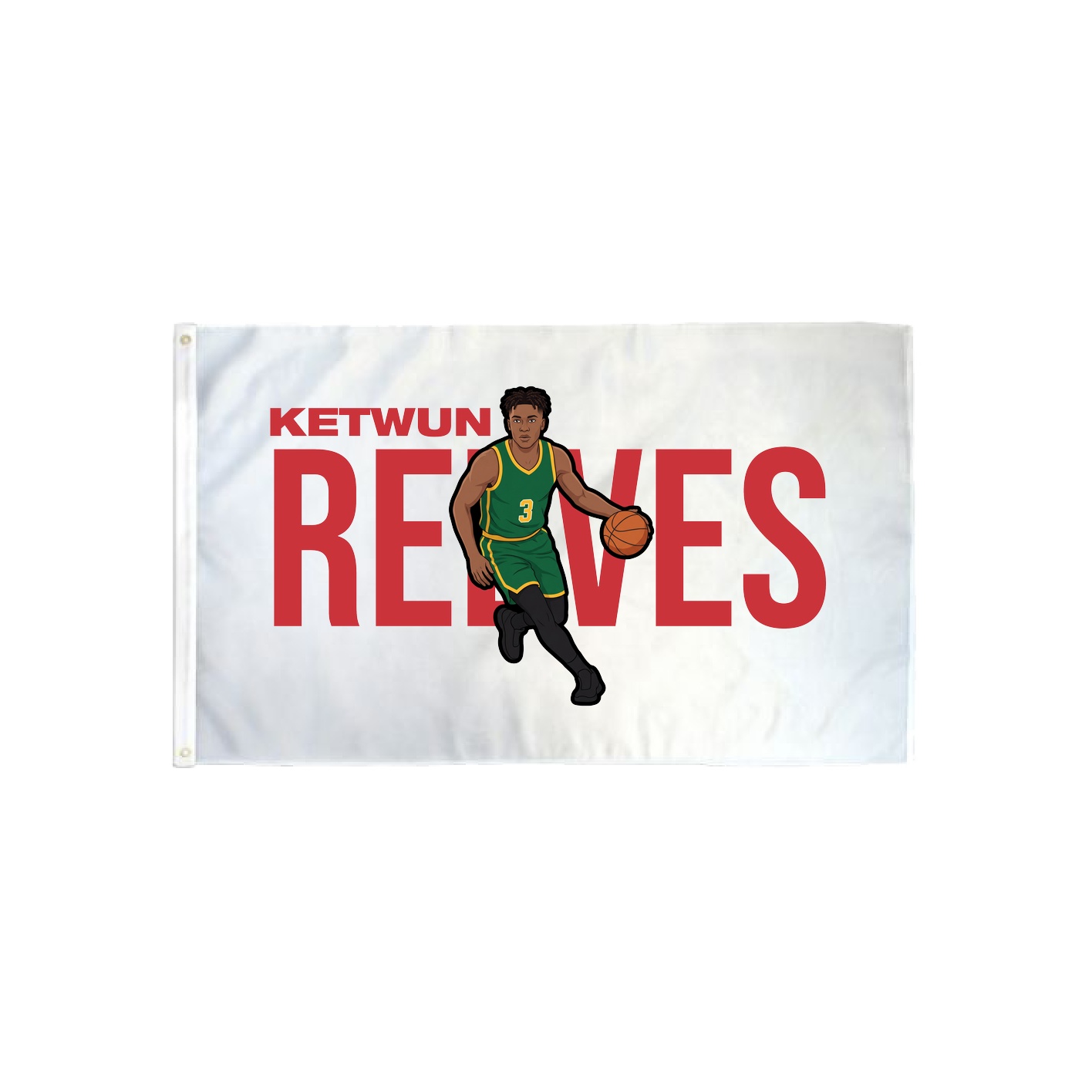 3x5 Flag — Player Name in Classic