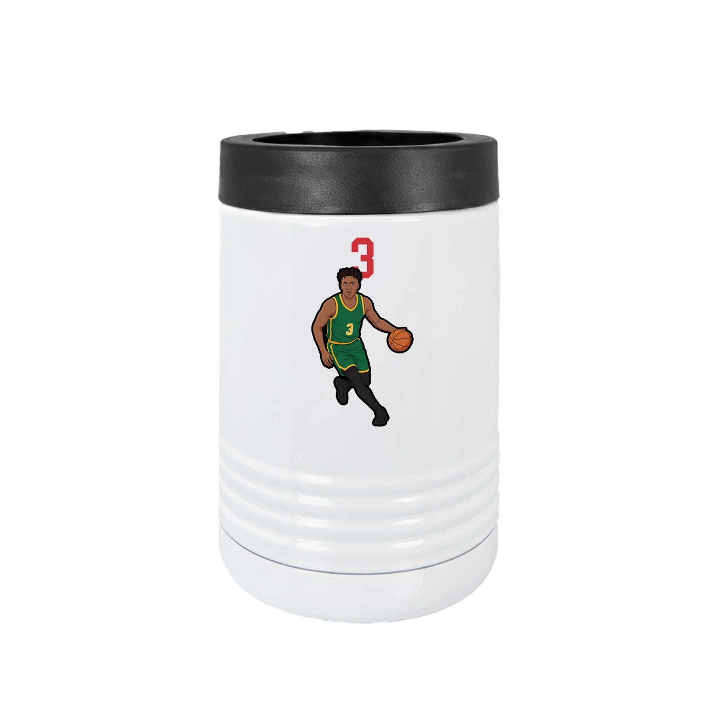 Beverage Holder — Number Top in White