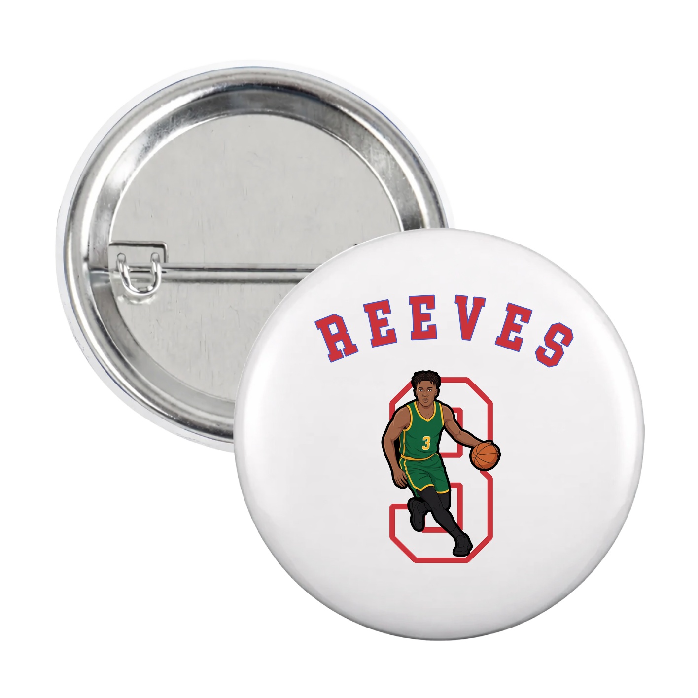 Game Day Button — Shirsey Arch in White