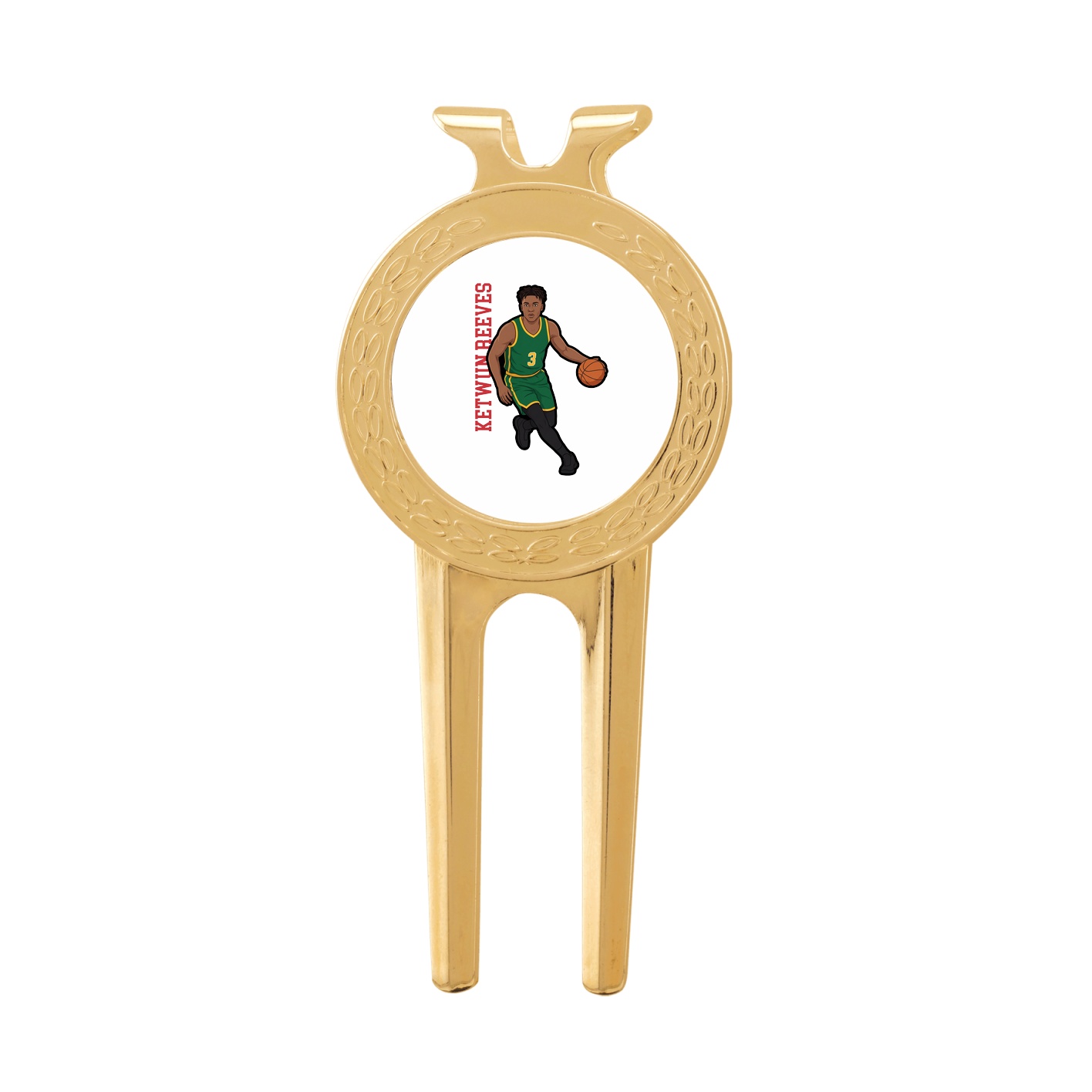 Divot Tool with Ball Marker — Name Vertical in Classic