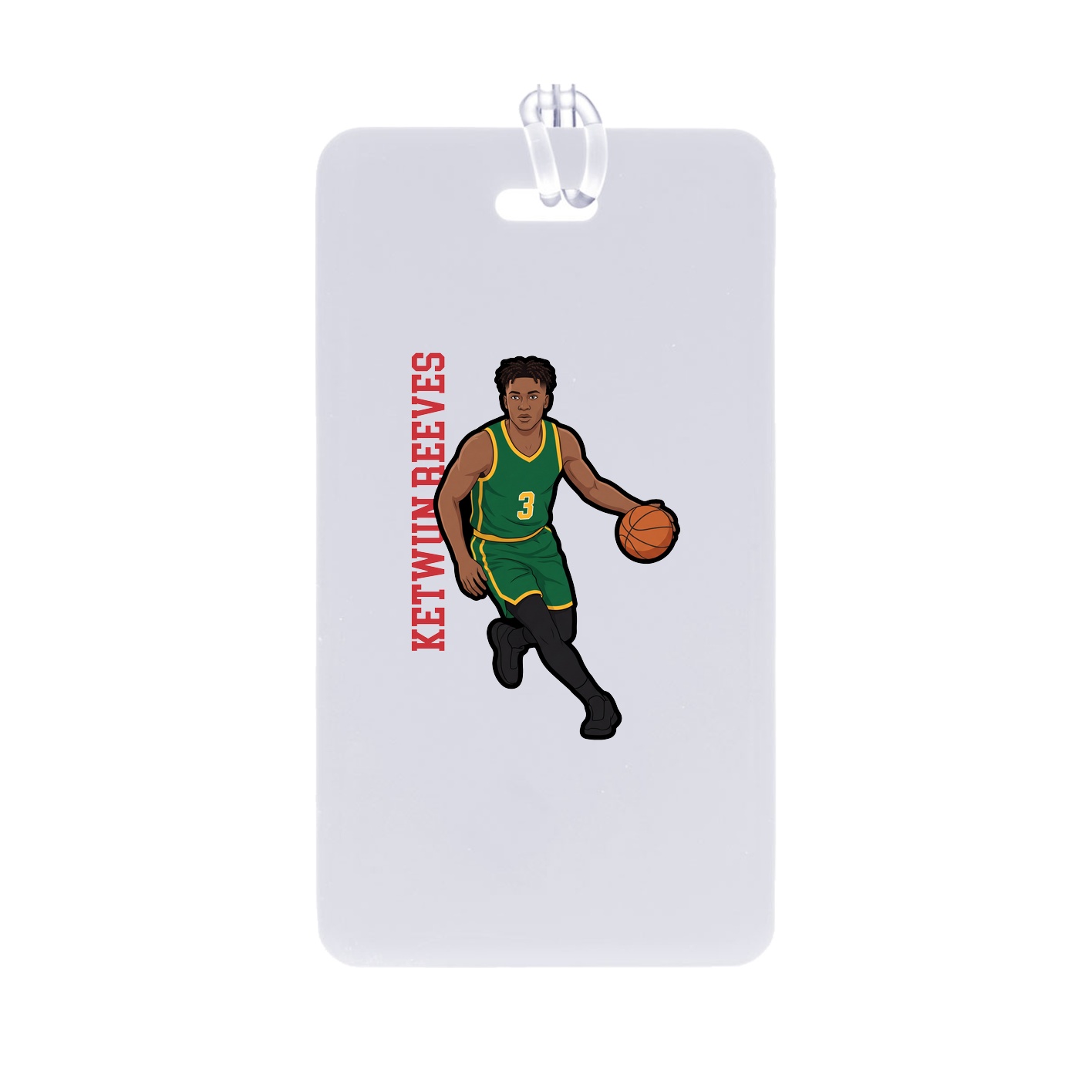 Bag Tag — Name Vertical in Classic