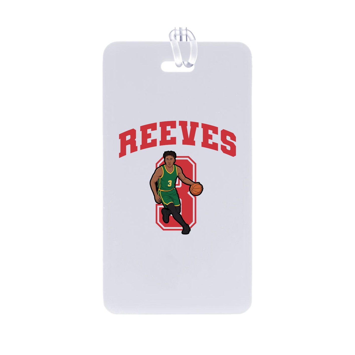 Bag Tag — Number in Classic