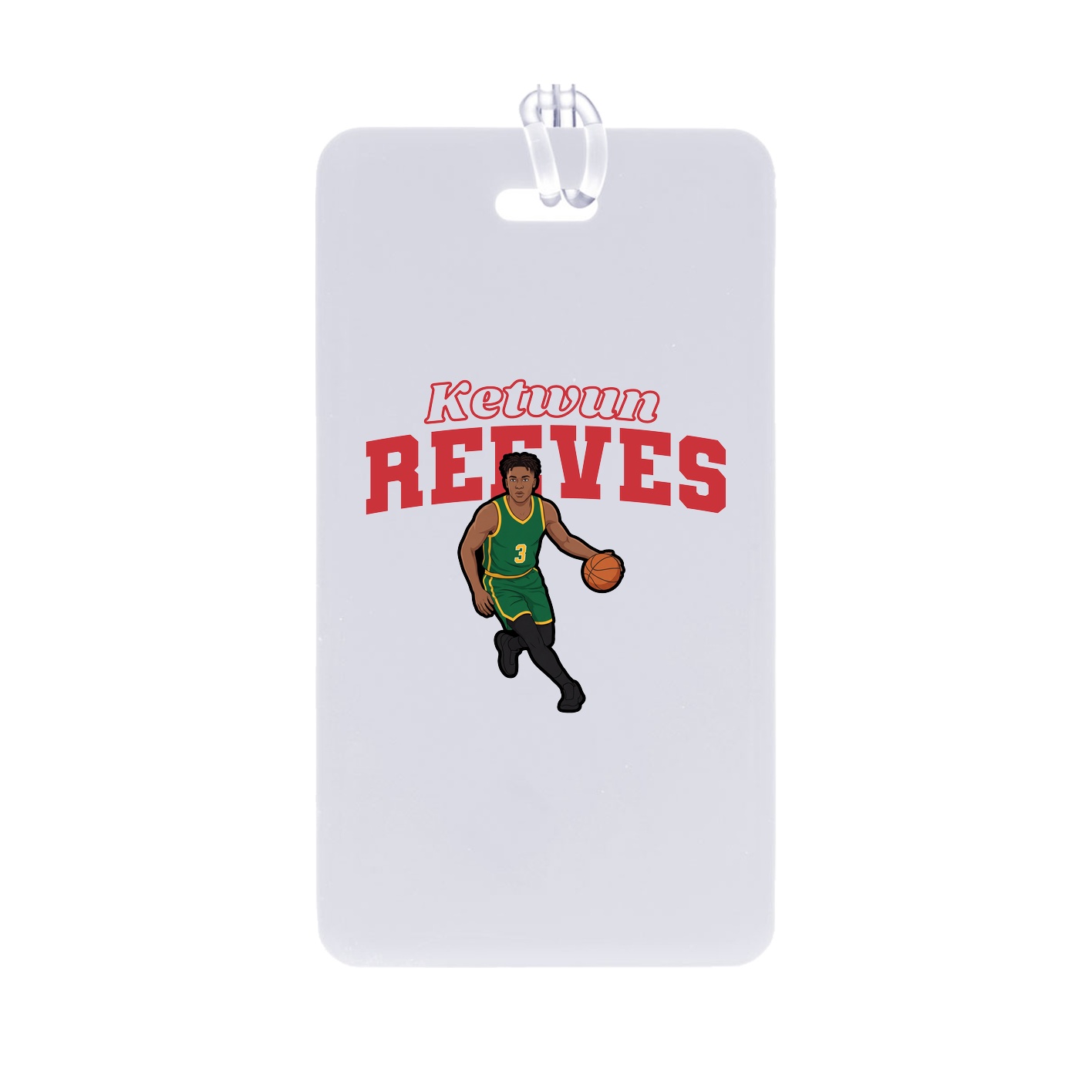 Bag Tag — Name Arch in Classic
