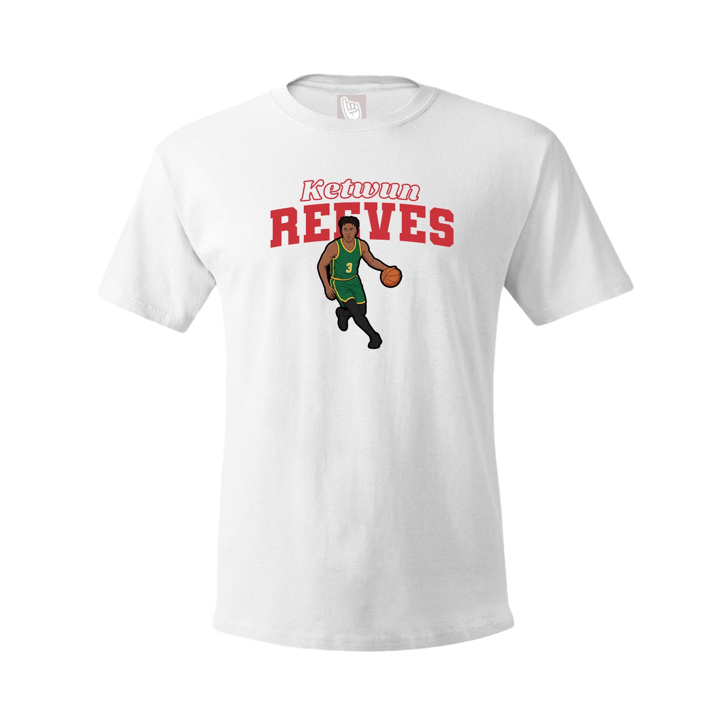 Tee — Name Arch in White