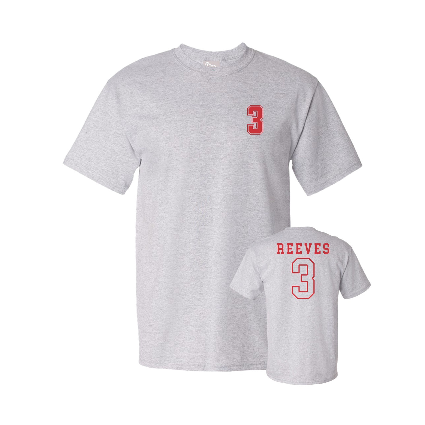 Tee — Chest Back in Grey