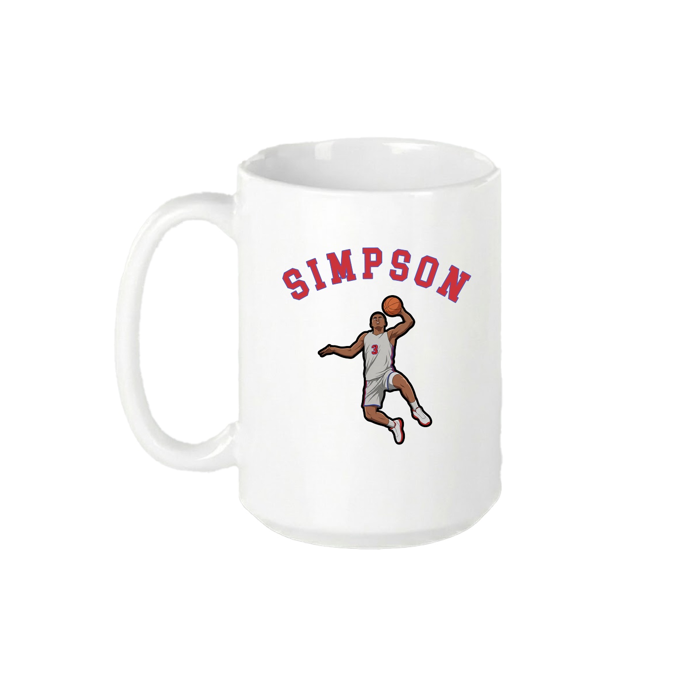 15oz Coffee Mug — Shirsey Arch in White
