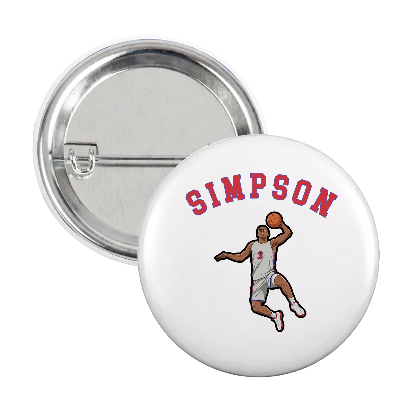 Game Day Button — Shirsey Arch in White