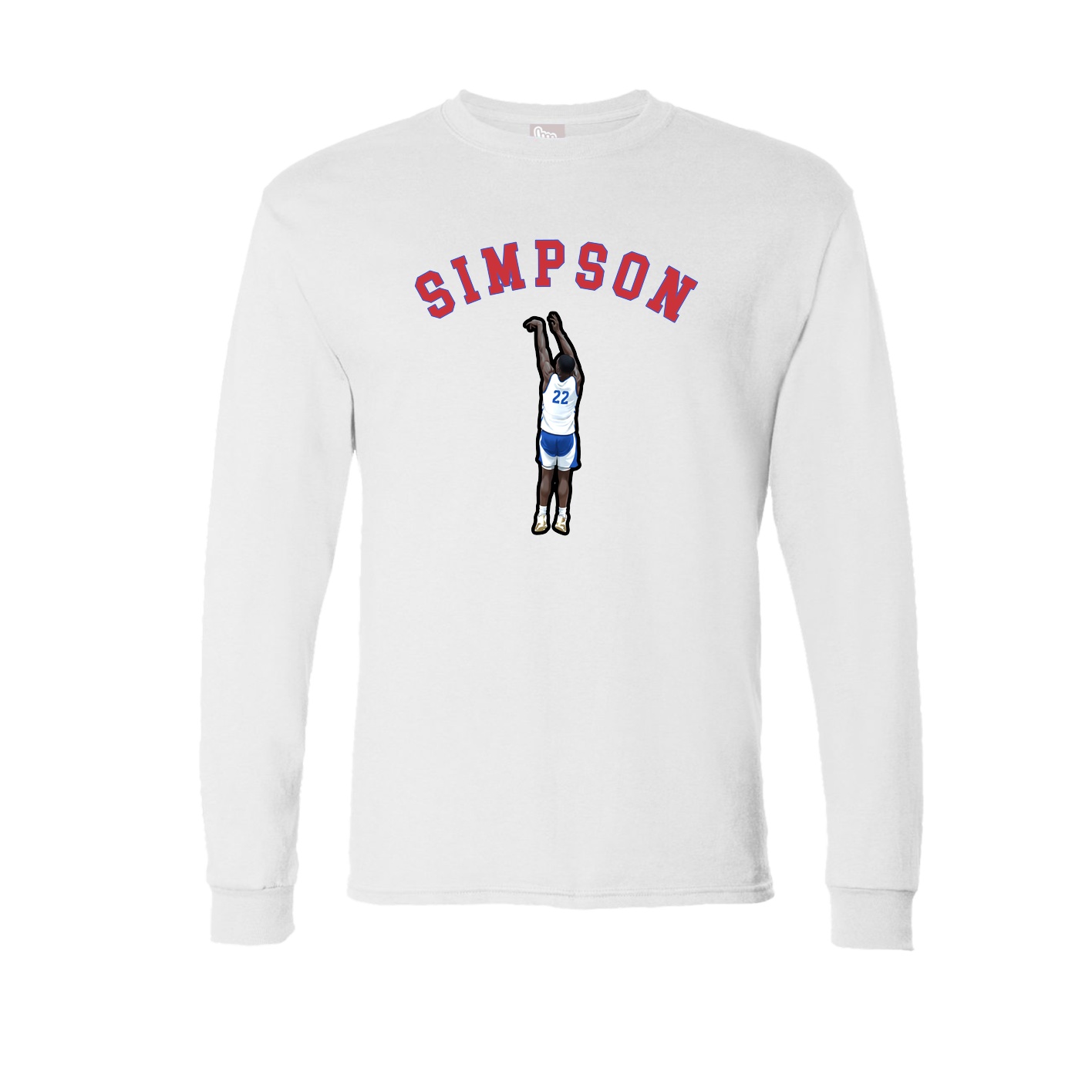 Long Sleeve Tee — Shirsey Arch in White