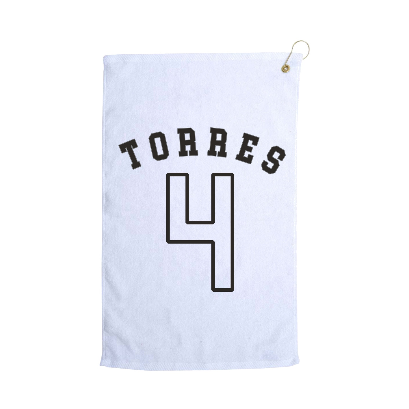 Golf Towel — Shirsey Arch in White