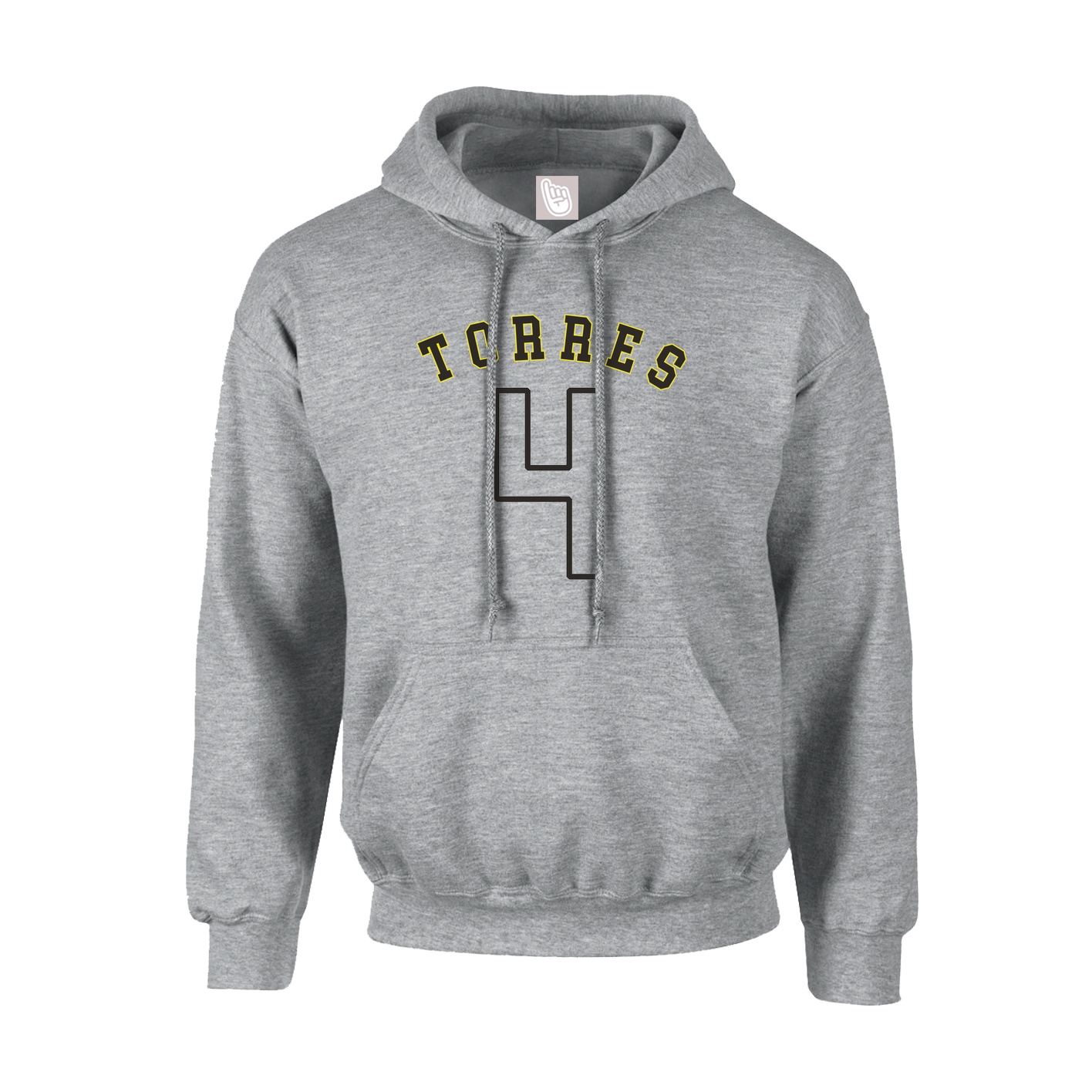 Youth Hoodie — Shirsey Arch in Grey