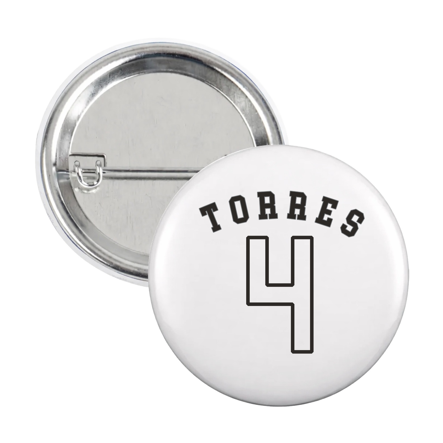 Game Day Button — Shirsey Arch in White