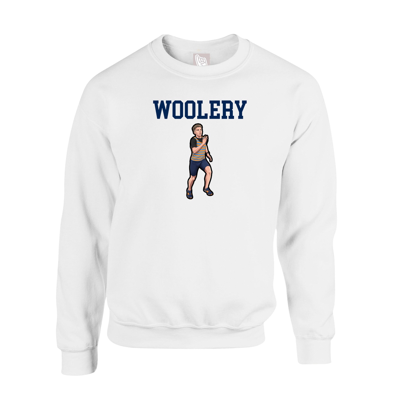 Fleece Crew — Shirsey in White