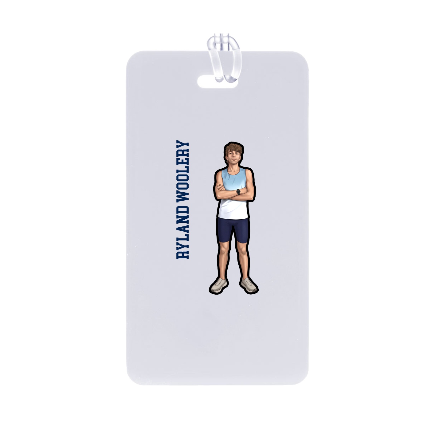 Bag Tag — Name Vertical in Classic