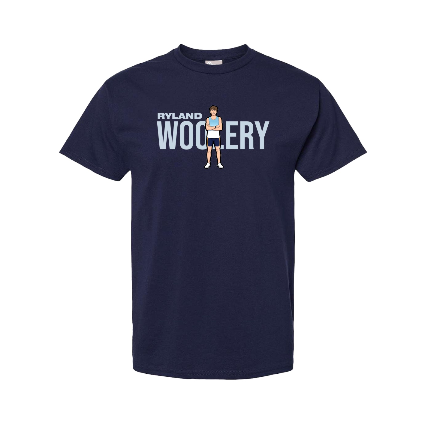 Youth Tee — Player Name in Navy