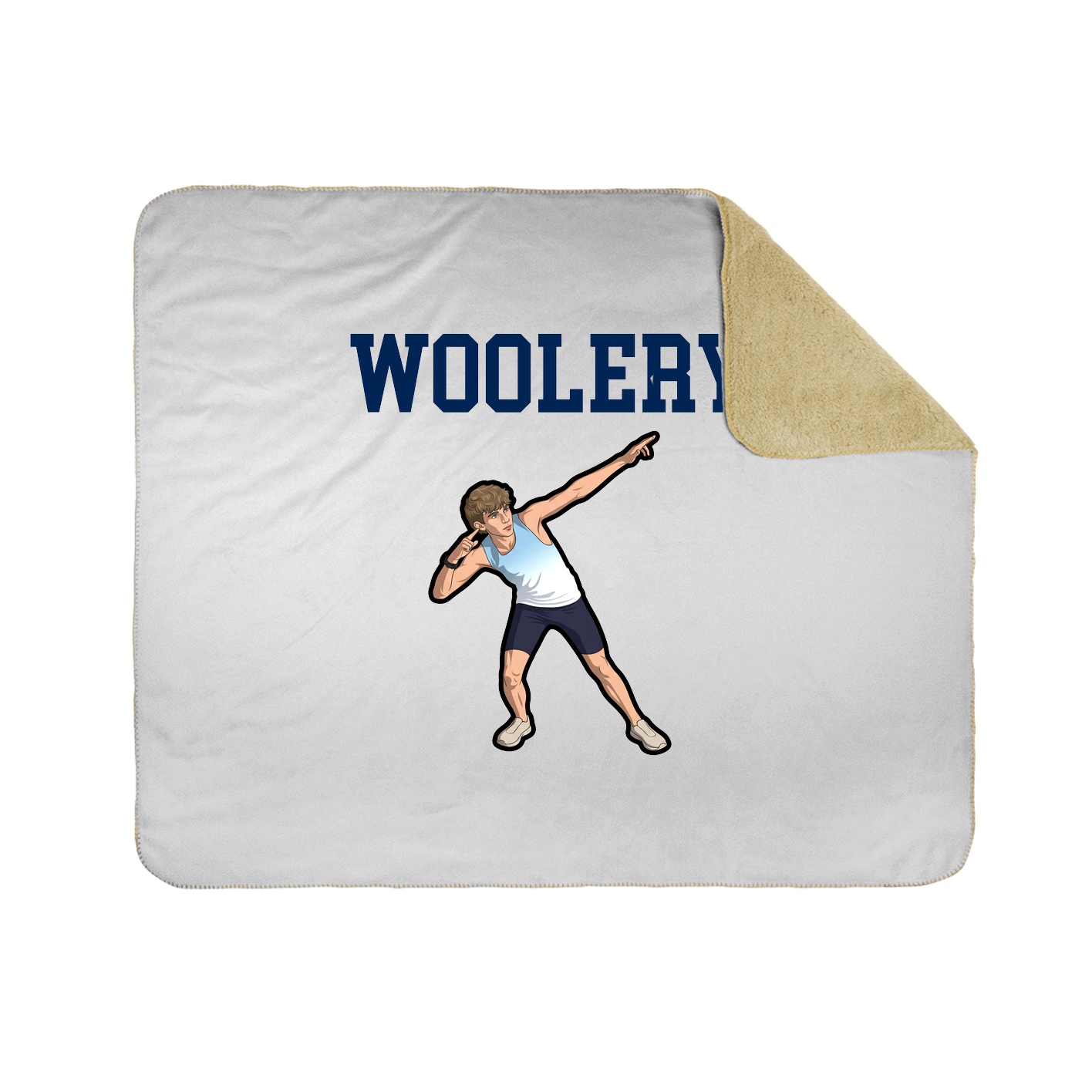Throw Blanket — Shirsey in White