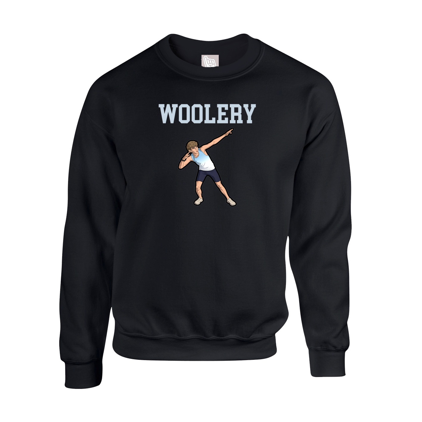 Fleece Crew — Shirsey in Black