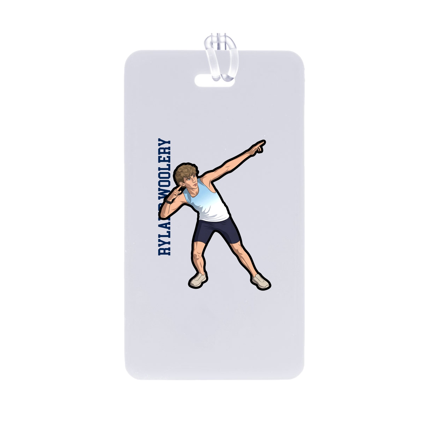 Bag Tag — Name Vertical in Classic